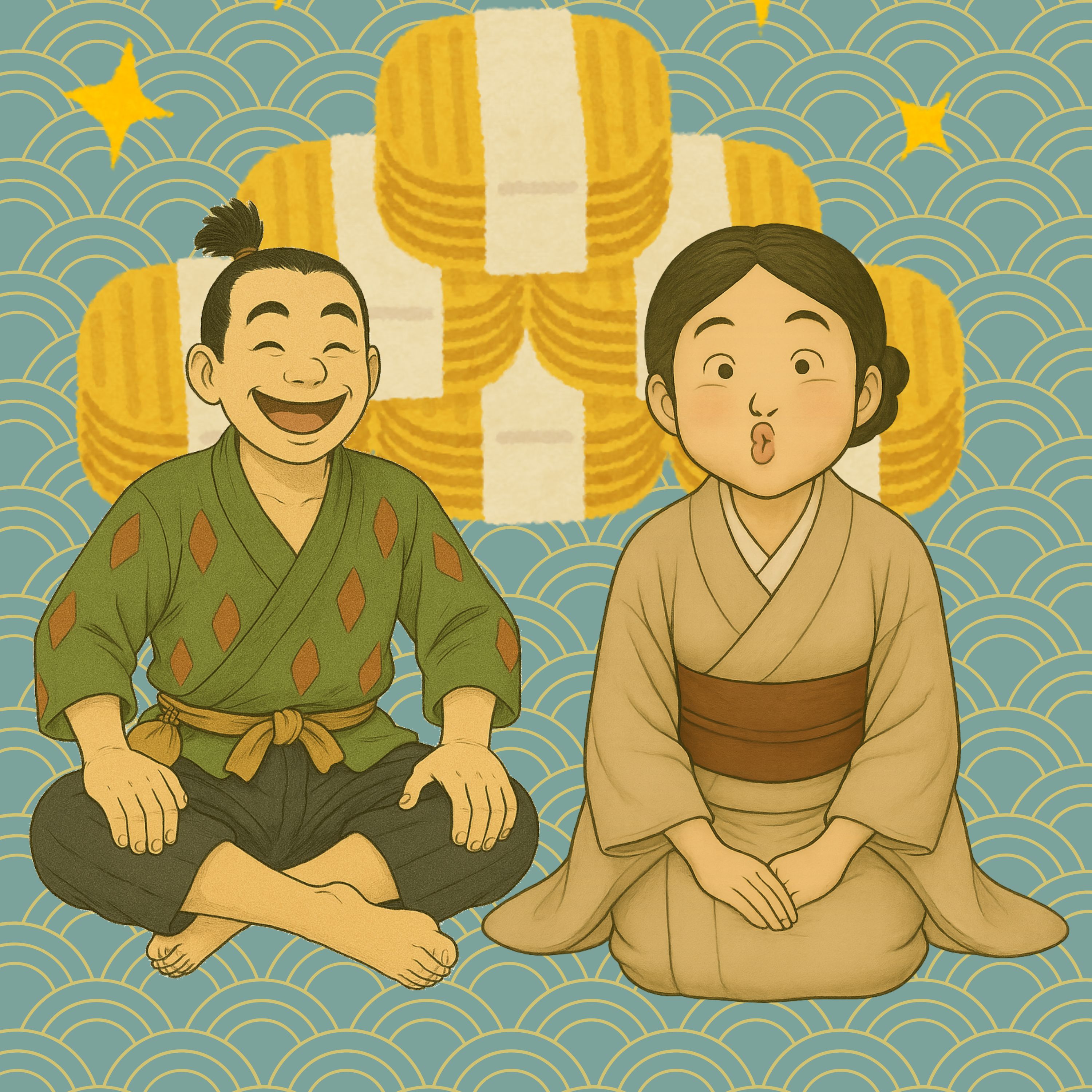「にらめっこ」　笑わなくなった娘を笑わそうとした彦一の作戦は・・・ episode artwork