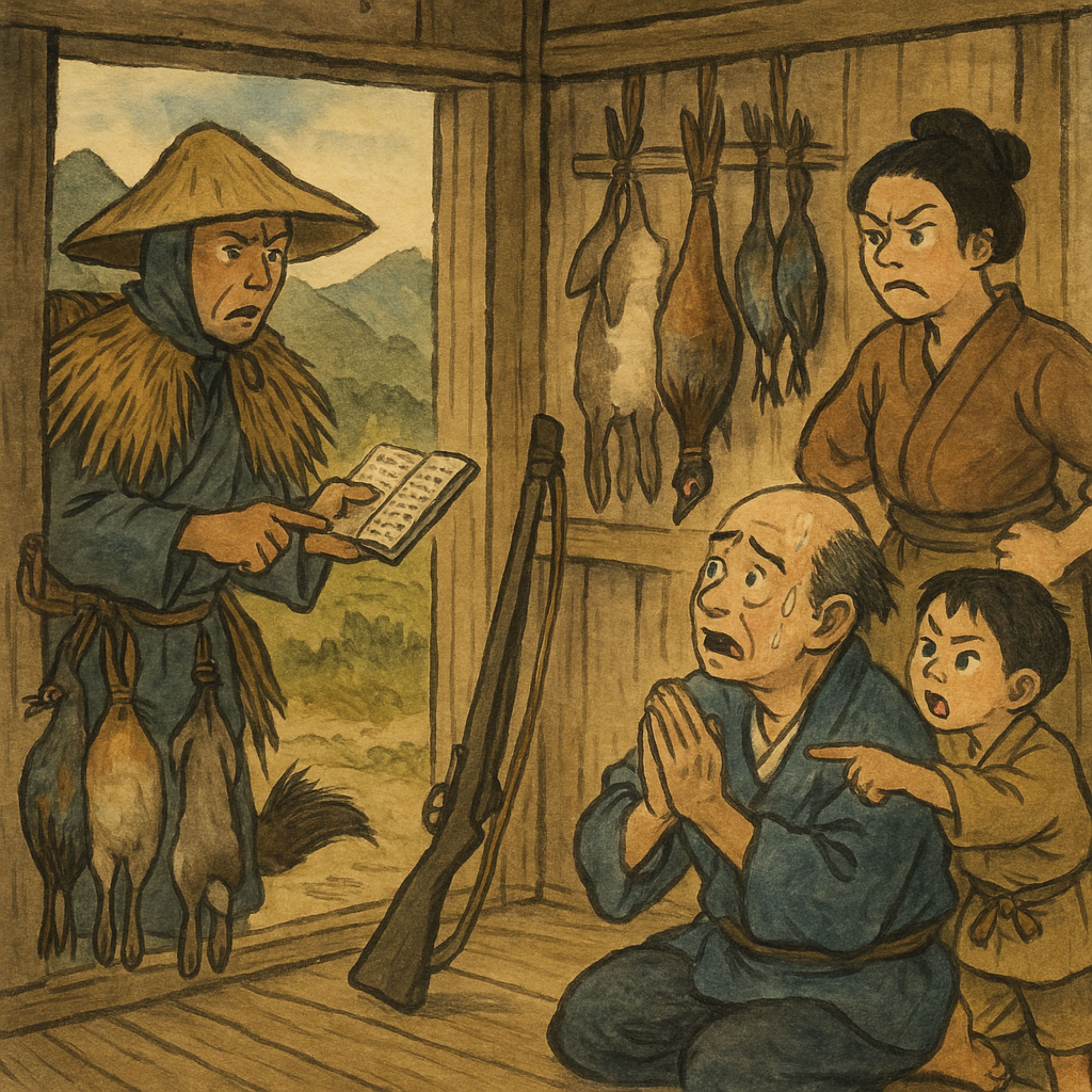 「へたくそ」　猟師から獲物を買っていた作兵衛どんの下手さ加減は… episode artwork