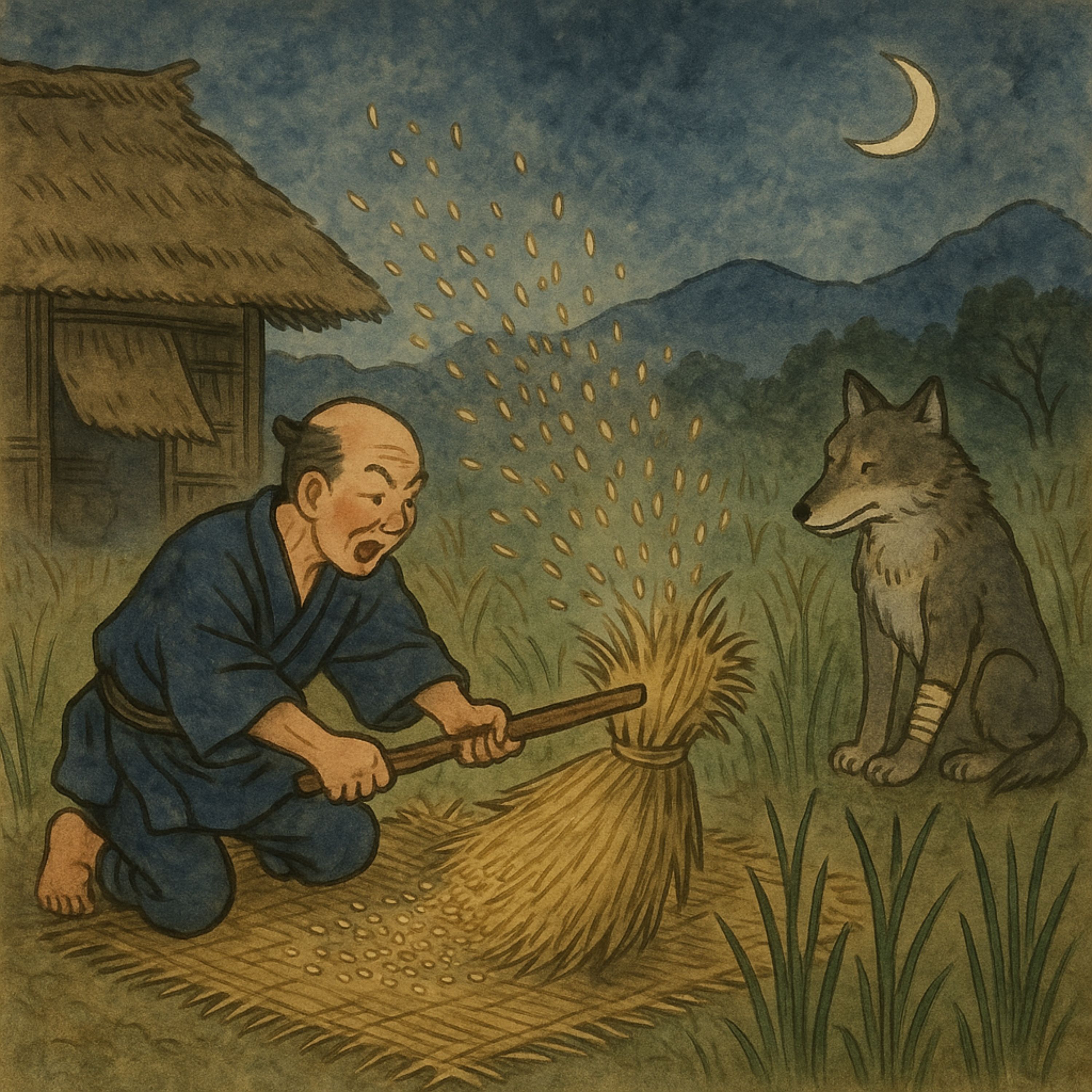 「オオカミの恩返し」　狼を助けたお礼が稲の穂が出ないまじない？ episode artwork