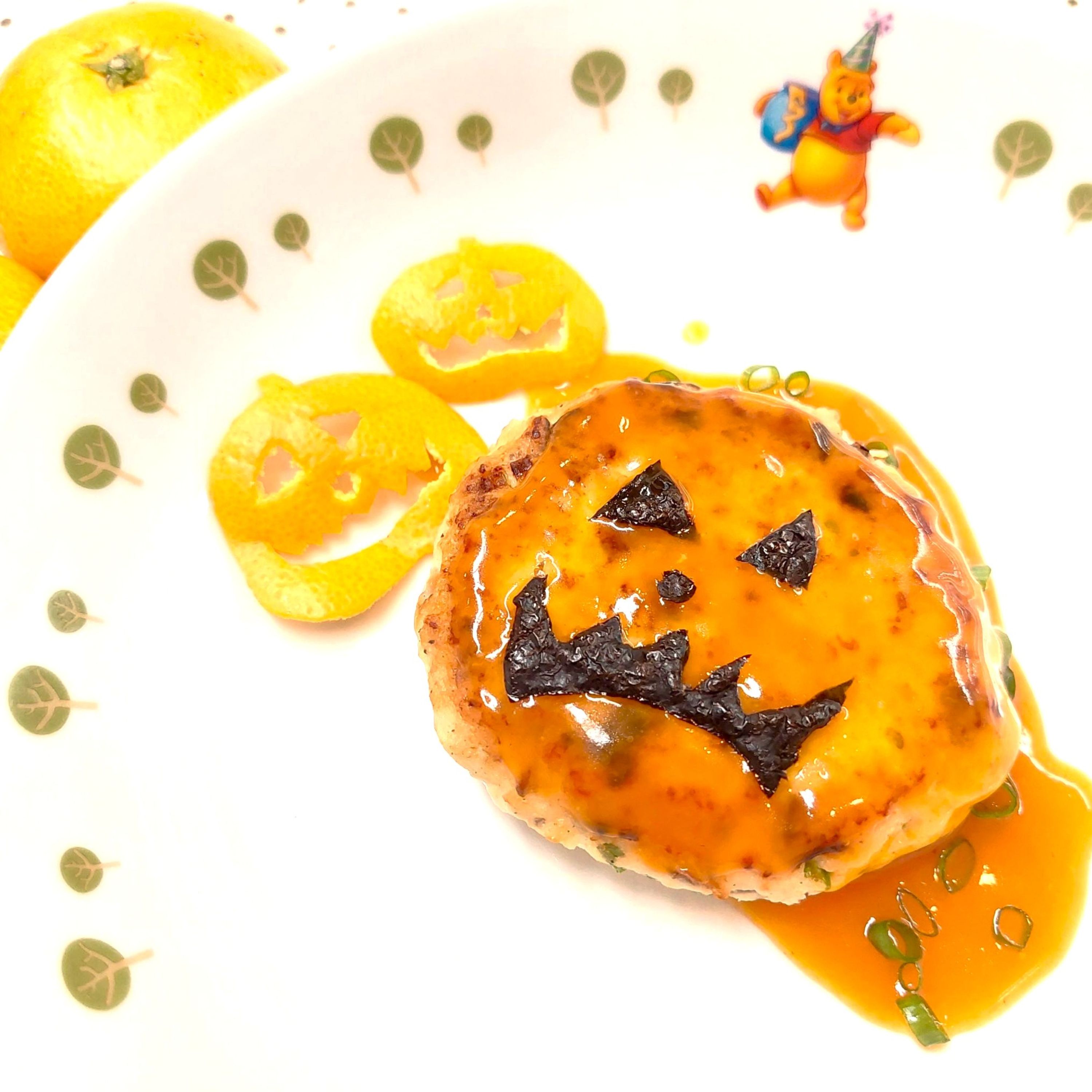 🍊『 みかんソースたっぷり 豆腐ハンバーグ 』💛