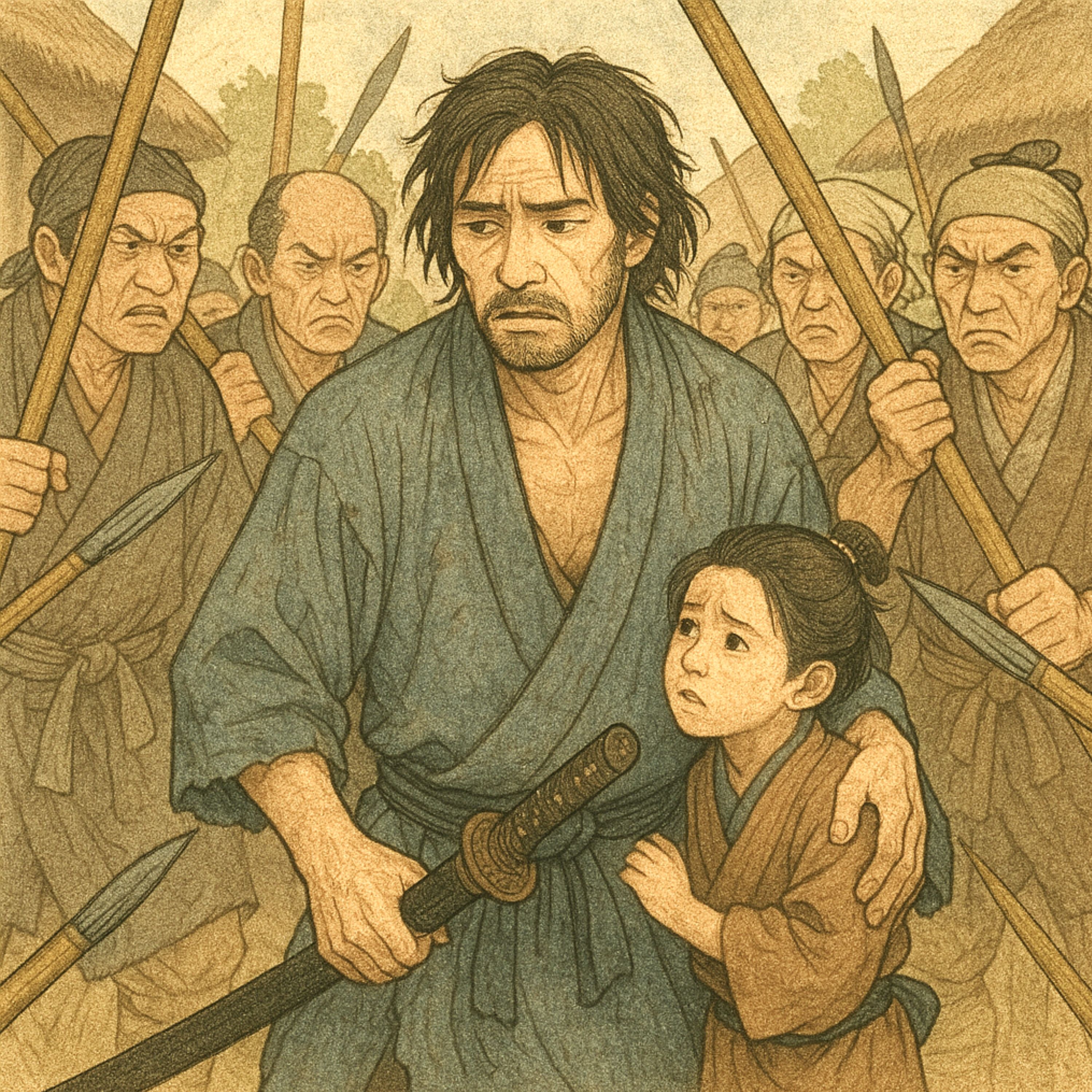 「さむらいは つらか…」　浪人の親子が濡れ衣をかけられ子どもを… episode artwork