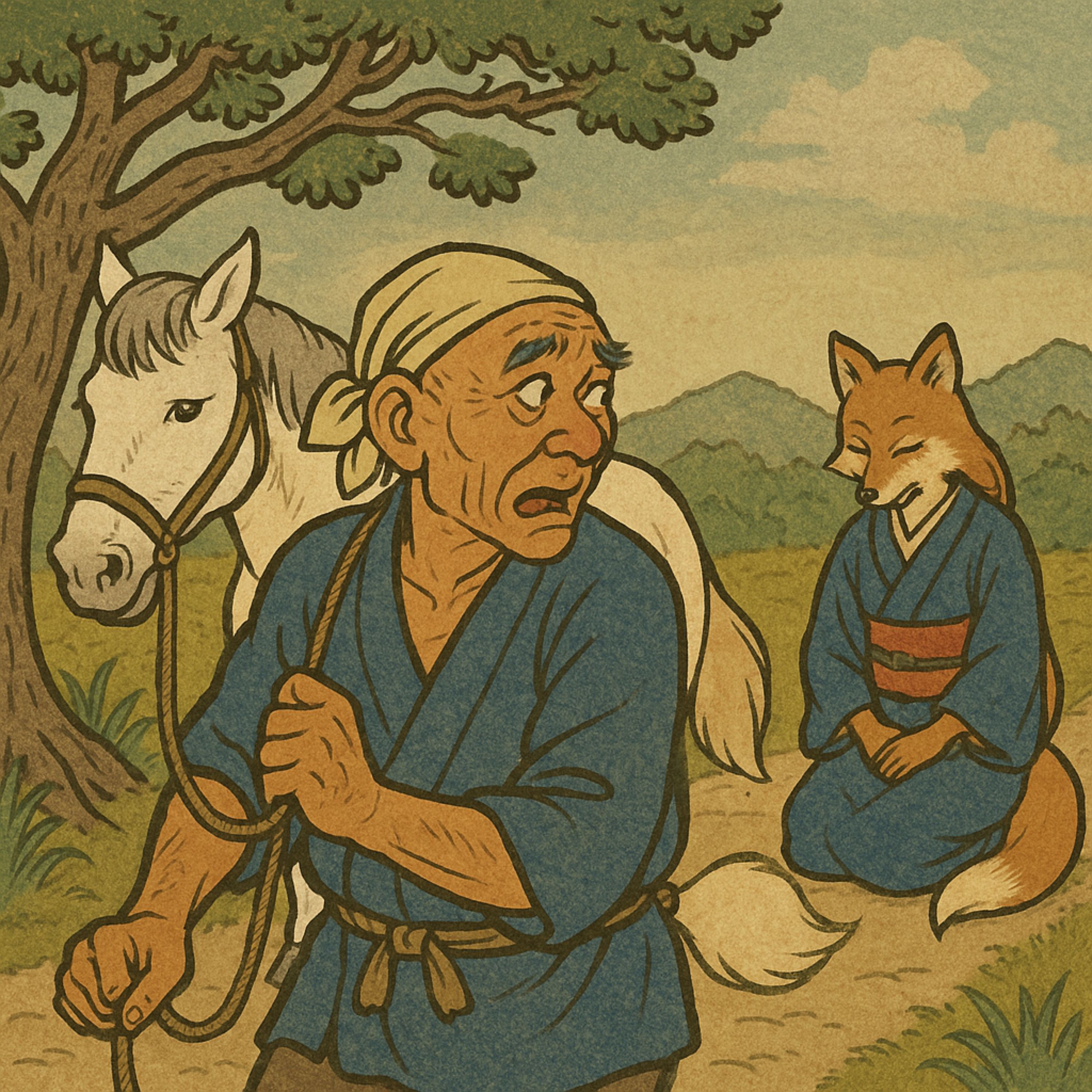 『狐ばからかうと損する話』じいさんが狐にいたずらしたところ… episode artwork