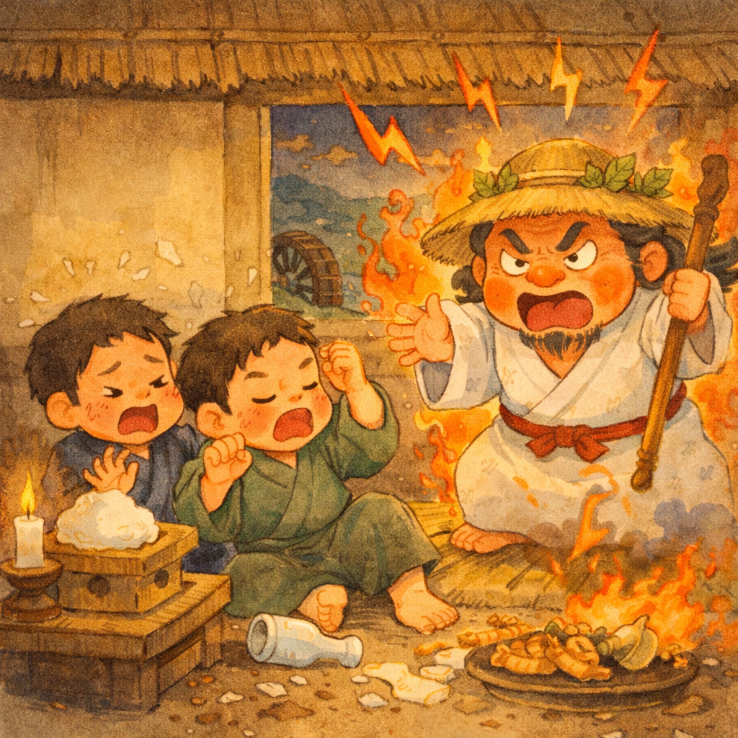 「もの食う神さん」　一夜の宿を借りる条件はお供え物を食べないことだった episode artwork