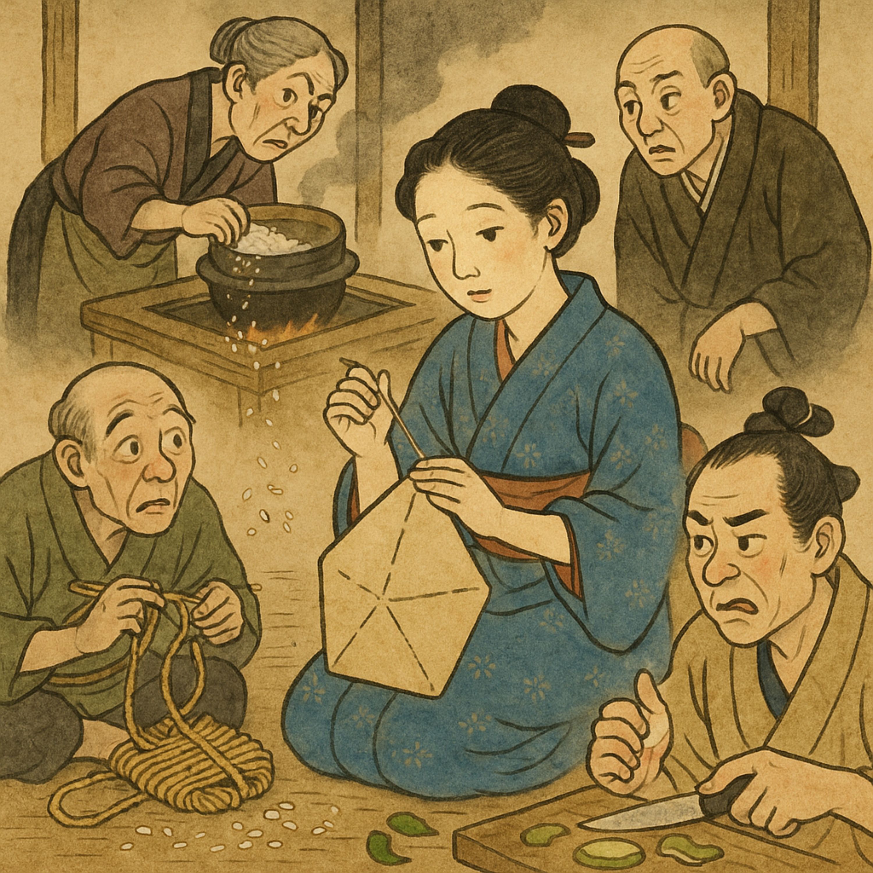 「横目のバチ」　意地悪な姑、他がみんながよそ見して・・・ episode artwork