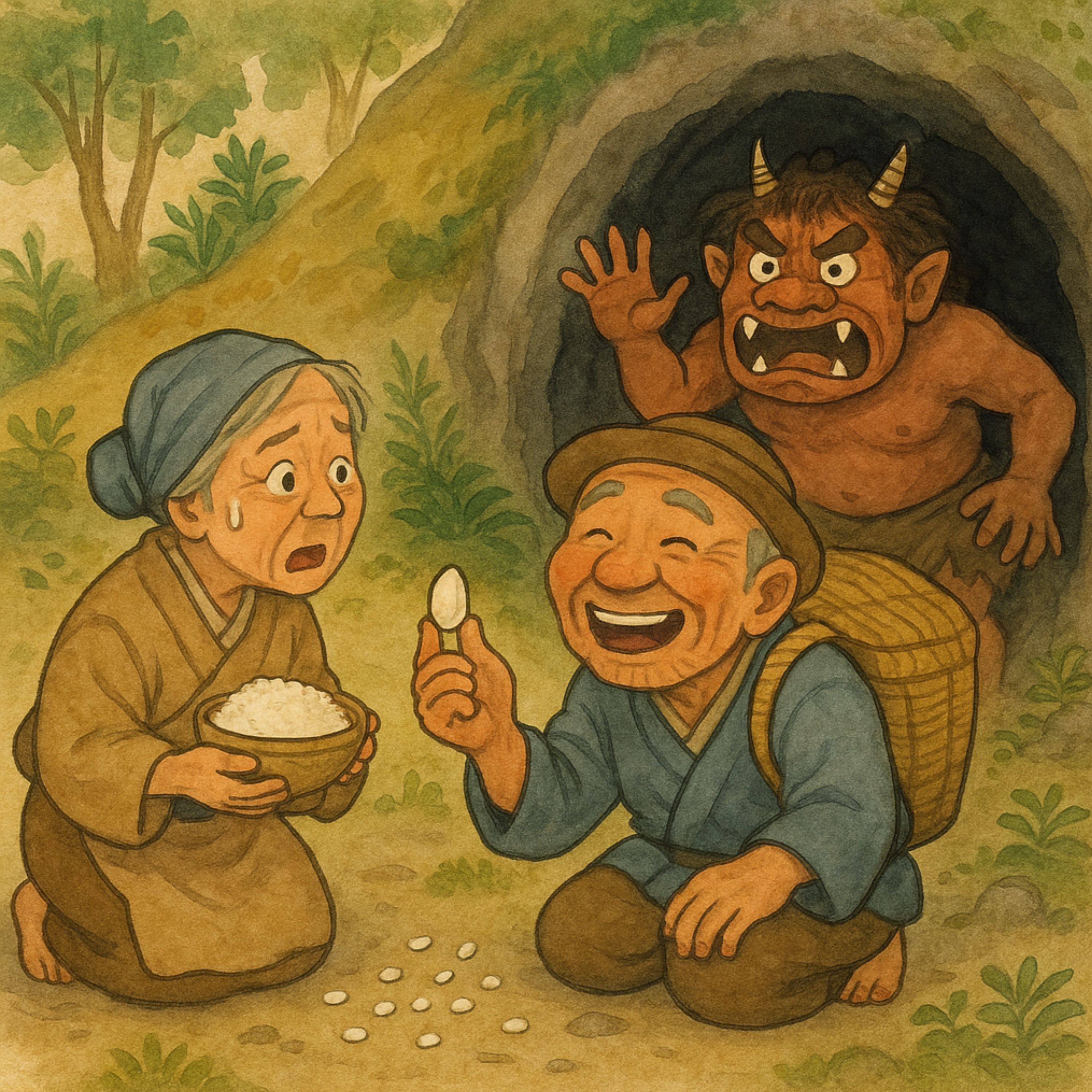 「鬼の米粒」　老夫婦が鬼にもらった米粒すごい episode artwork