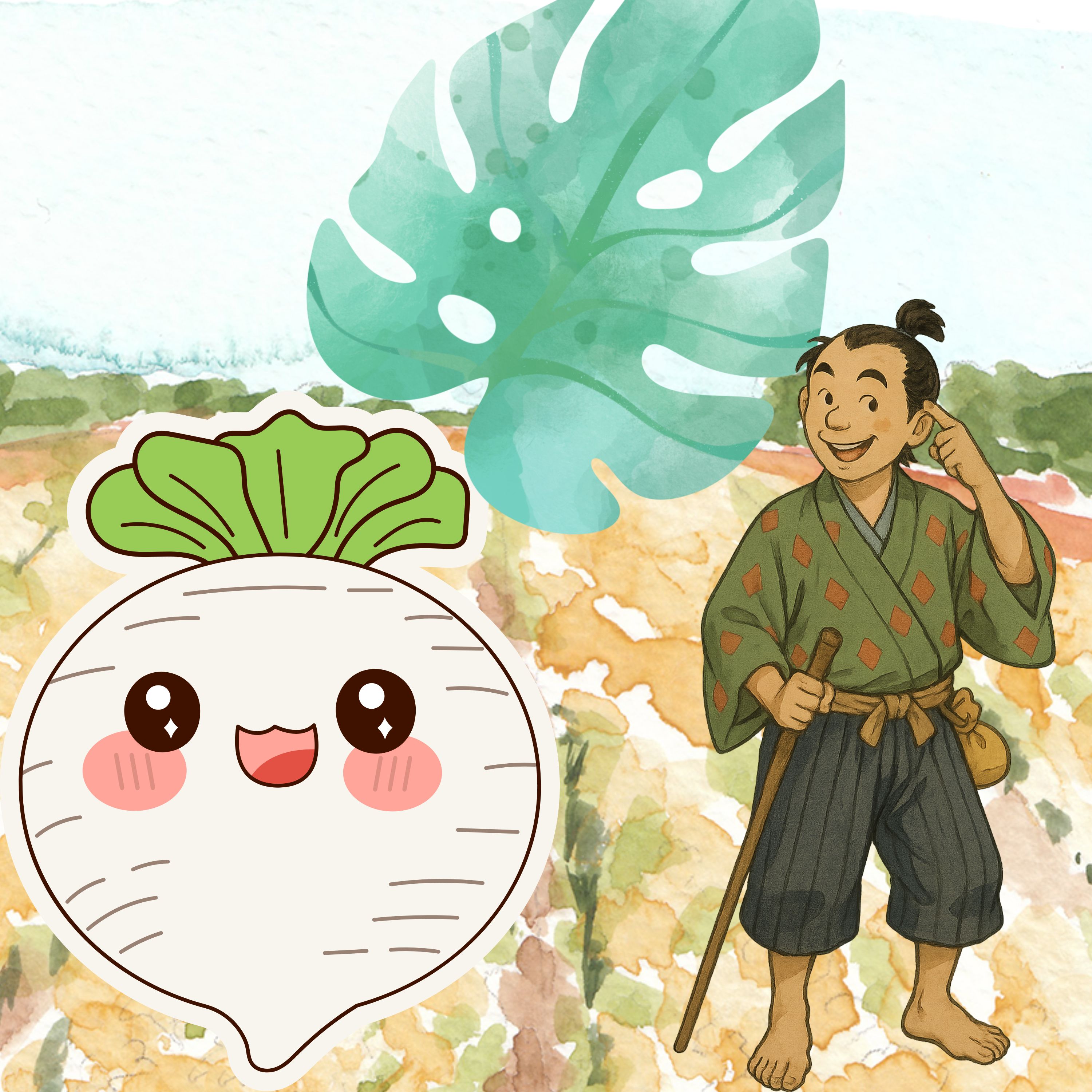 「大法螺吹きくらべ」　国をかけての法螺吹き大会での彦一 episode artwork