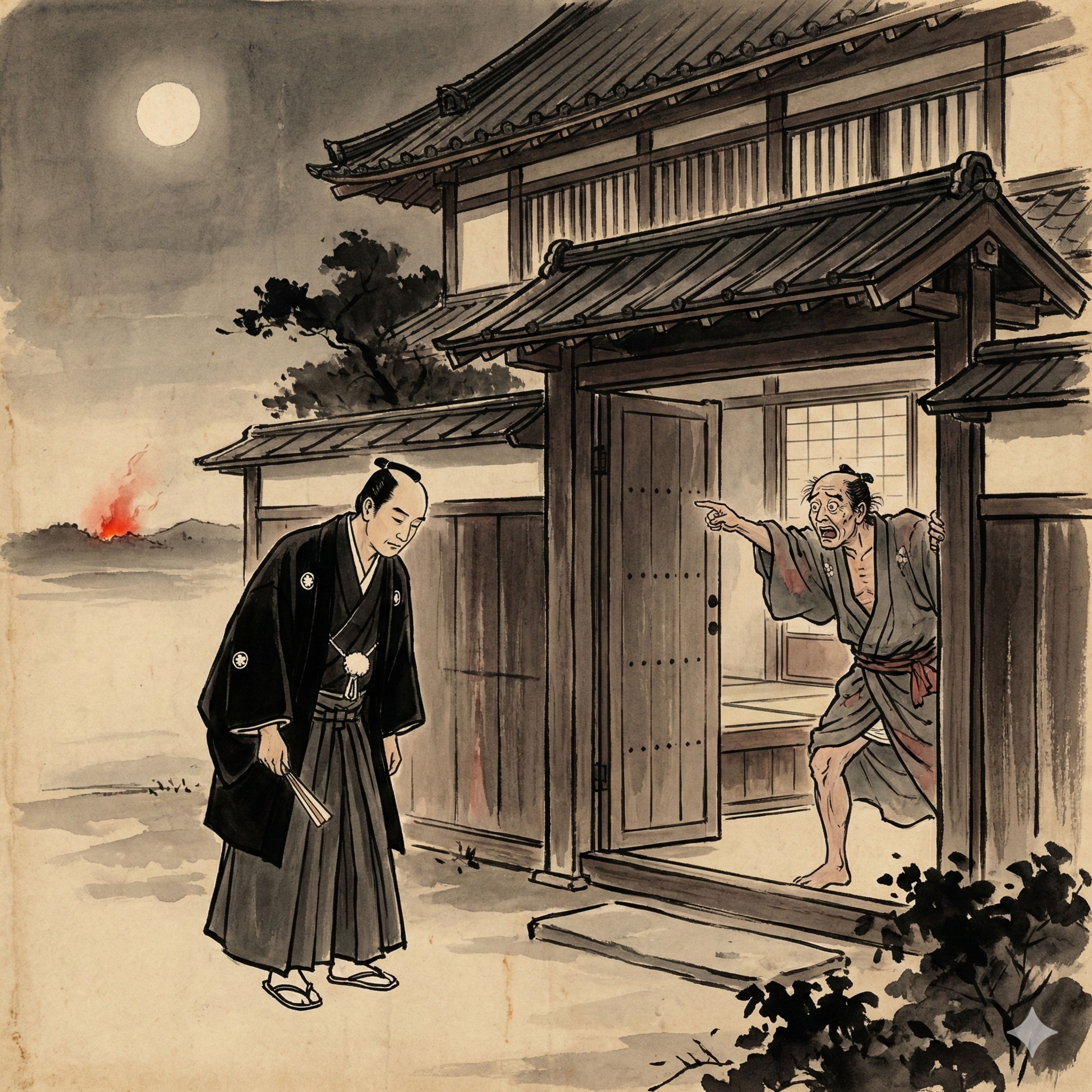 「一本取られた」 悪い庄屋さんを火事に乗じて懲らしめた源九郎どん episode artwork