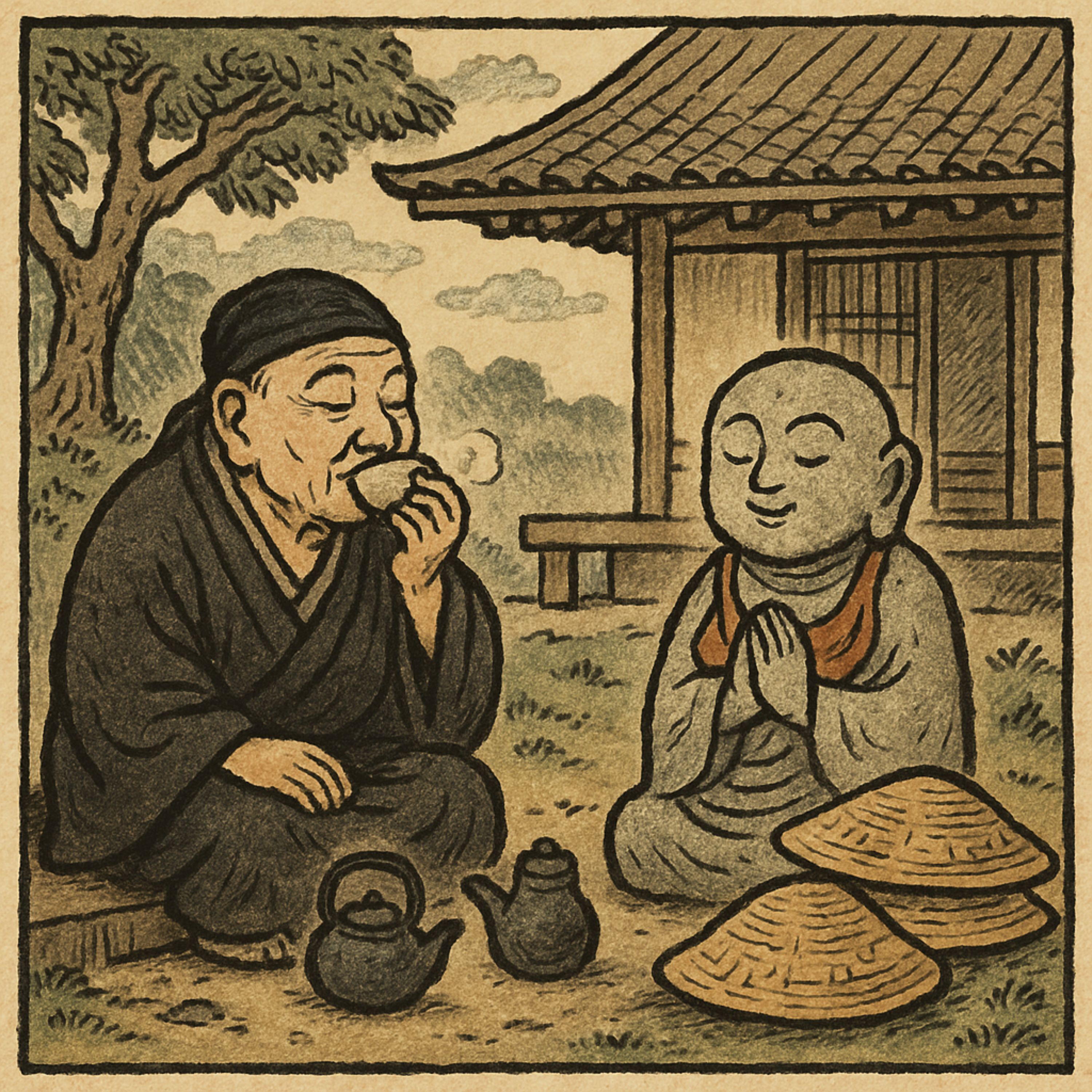 「六地蔵さんの忘れ笠」 episode artwork