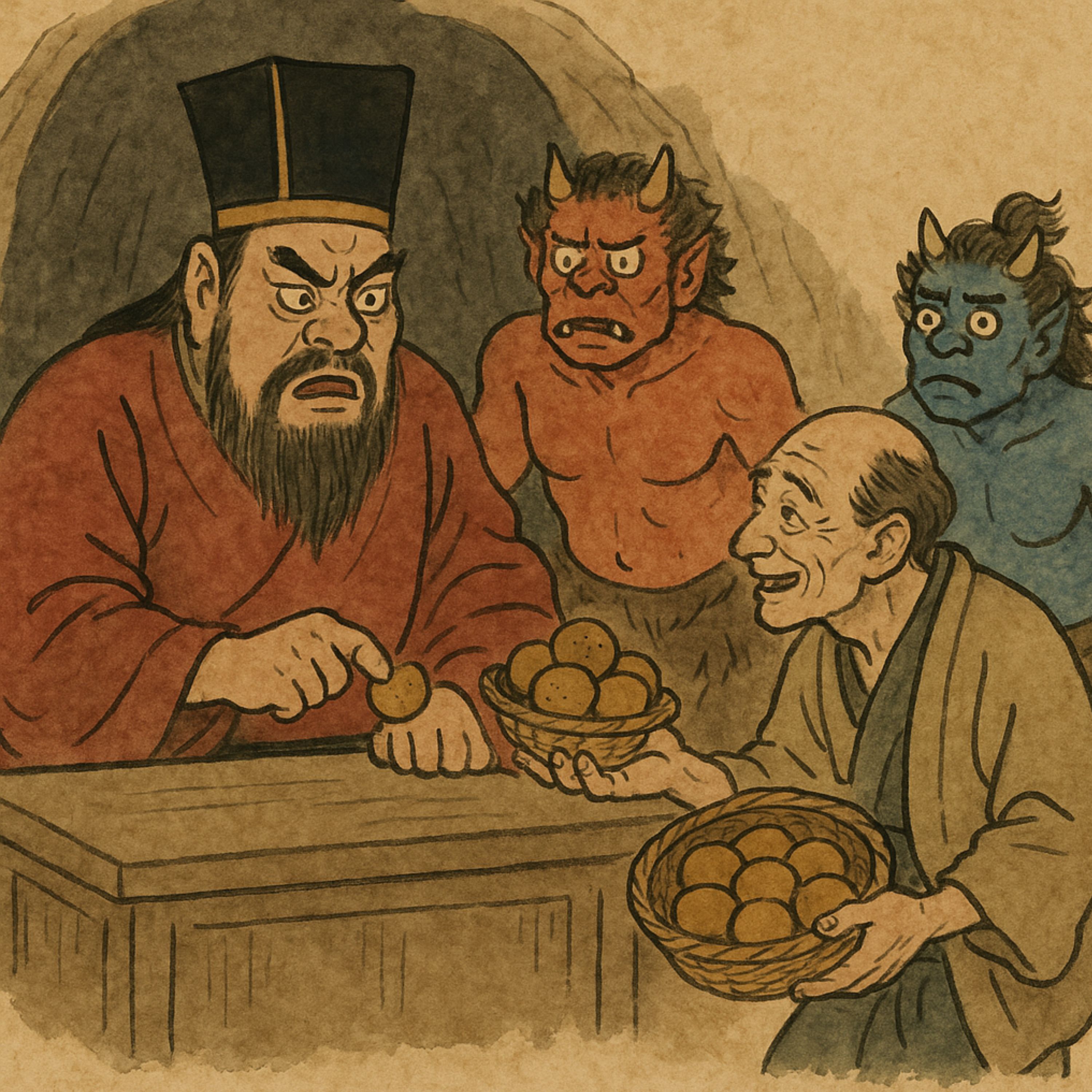 「閻魔大王さんばだまくらきゃーた話」　悪いことしても頭を使えば極楽に行ける話 episode artwork