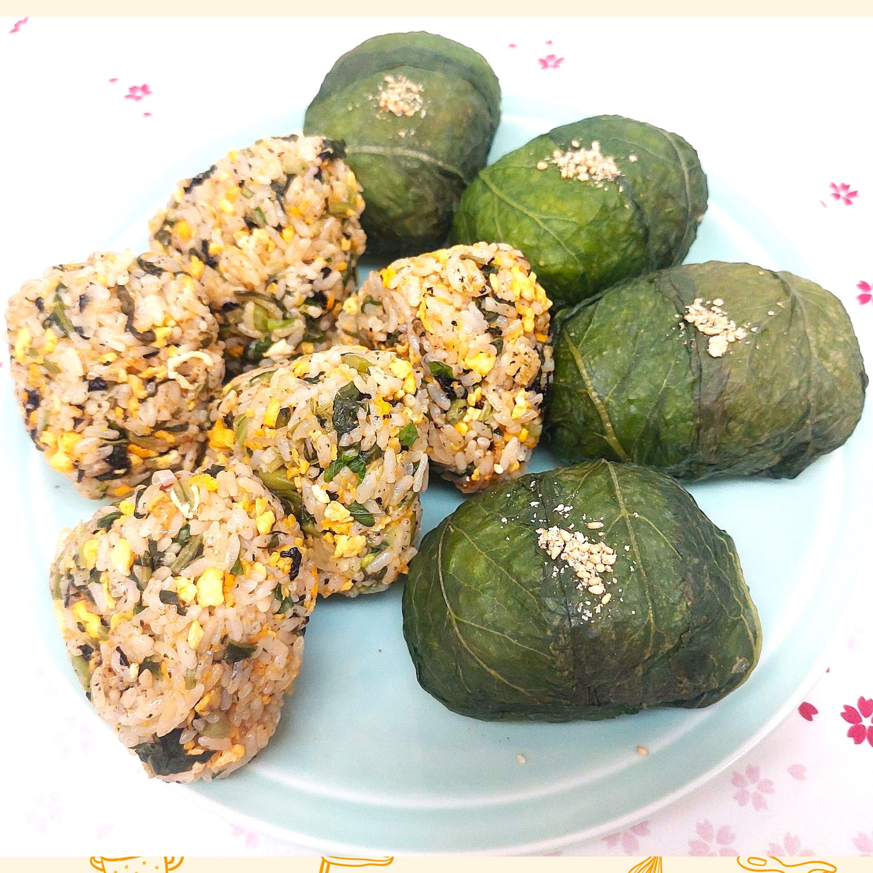 🌸🍙高菜の春の香おむすび🍙🌸