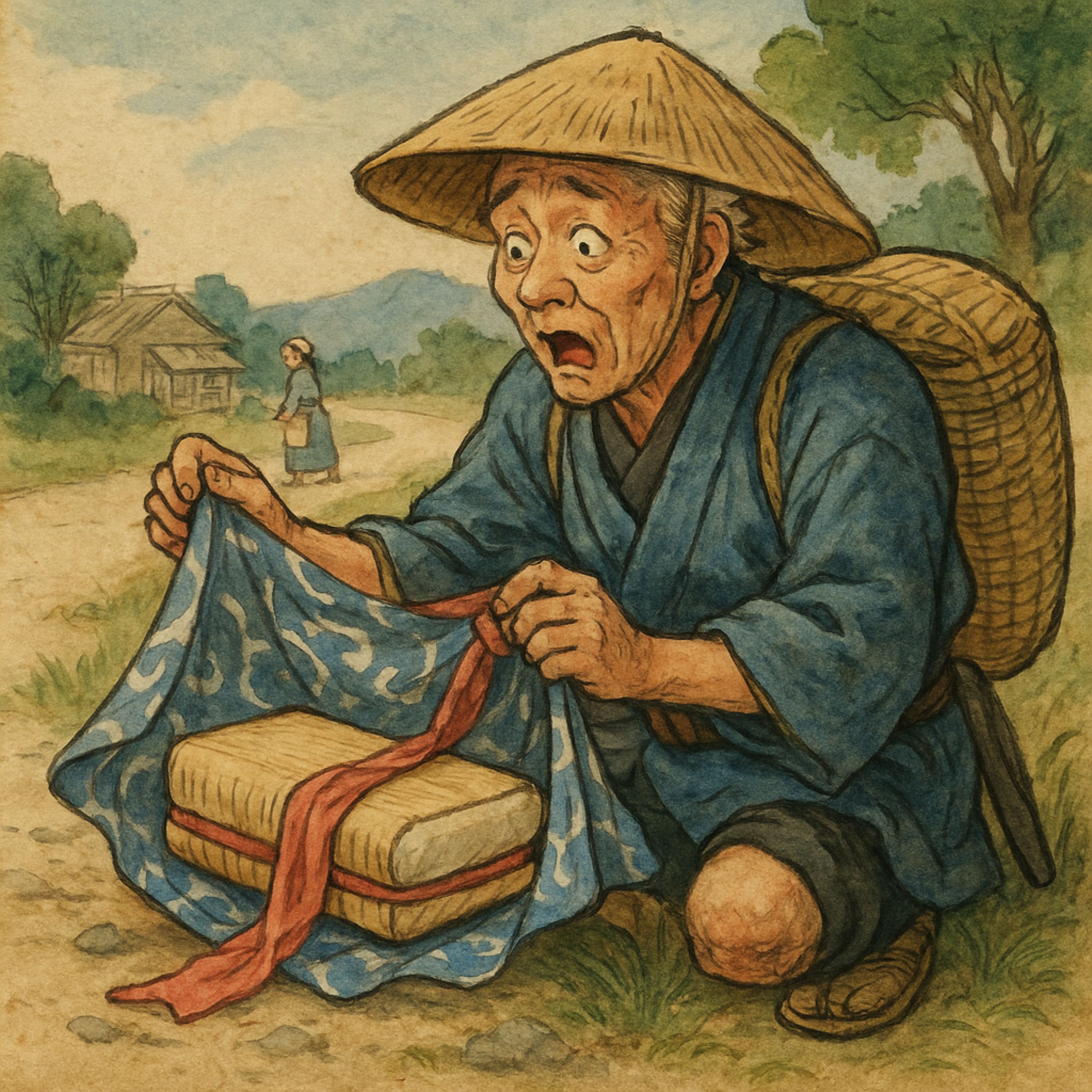 「枕の弁当」　とにかくうろたえもんの爺さんの話… episode artwork