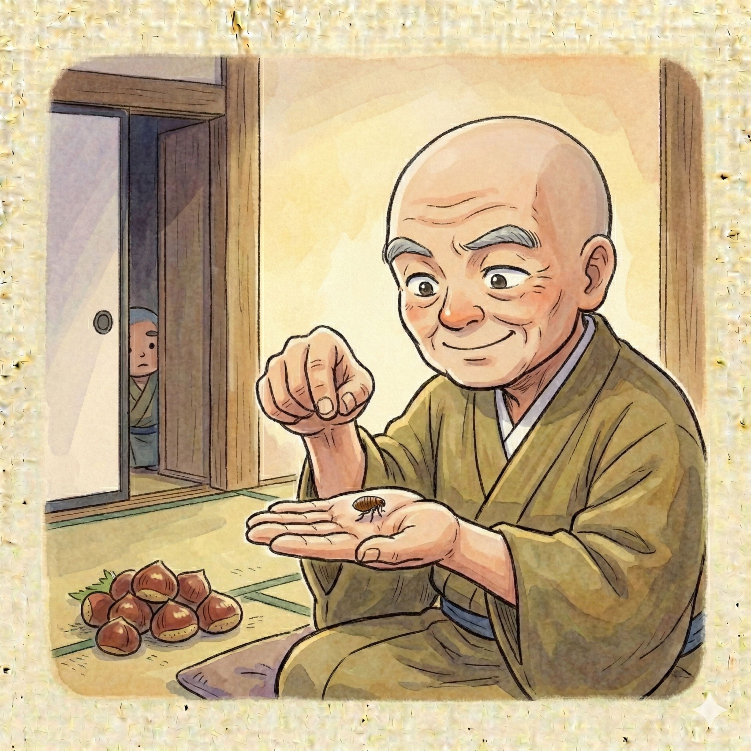 「山男ん来た」　大男から逃げ帰った小僧を庇う和尚さんの知恵 episode artwork