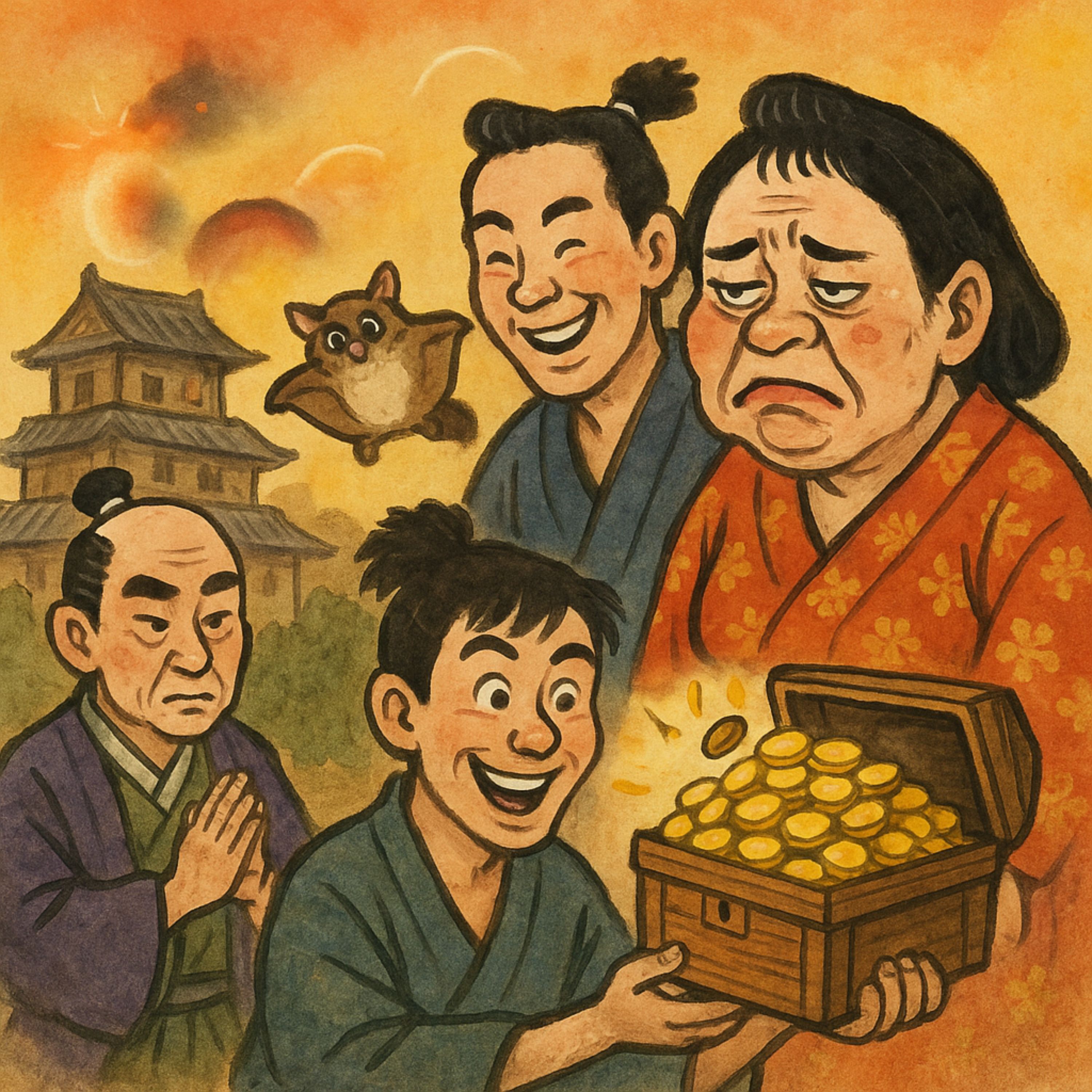 「どっちが得かい」　火の玉を捕まえた褒美に姫と金！どっちが得？ episode artwork
