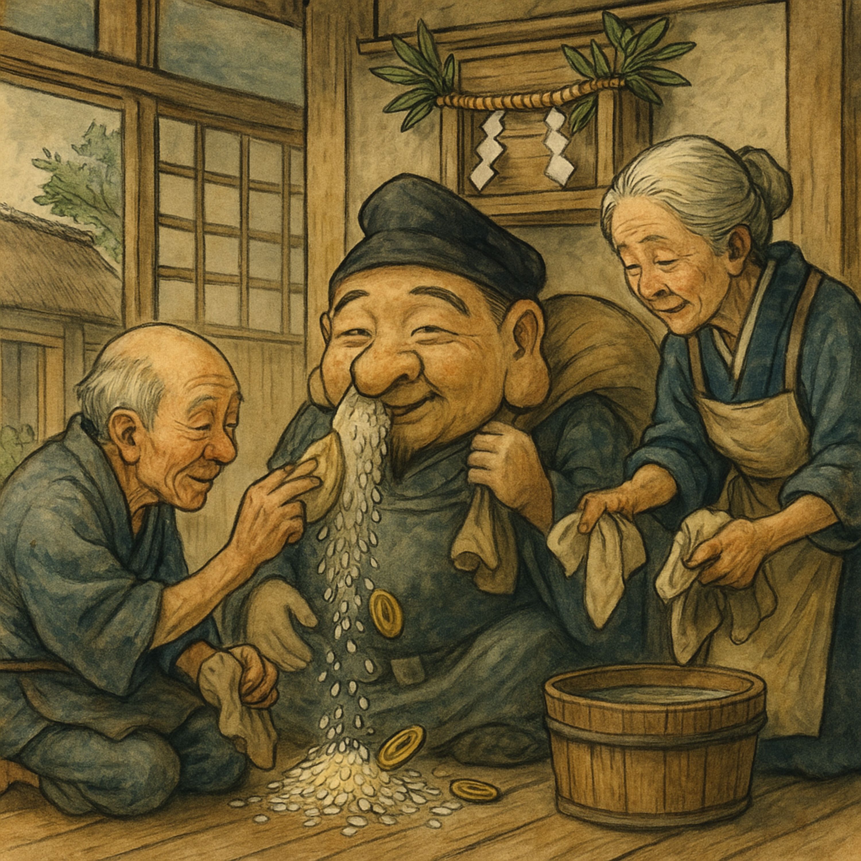 「大黒さんの鼻」　知恵者の徳しゃんがまんまと儲けた話 episode artwork