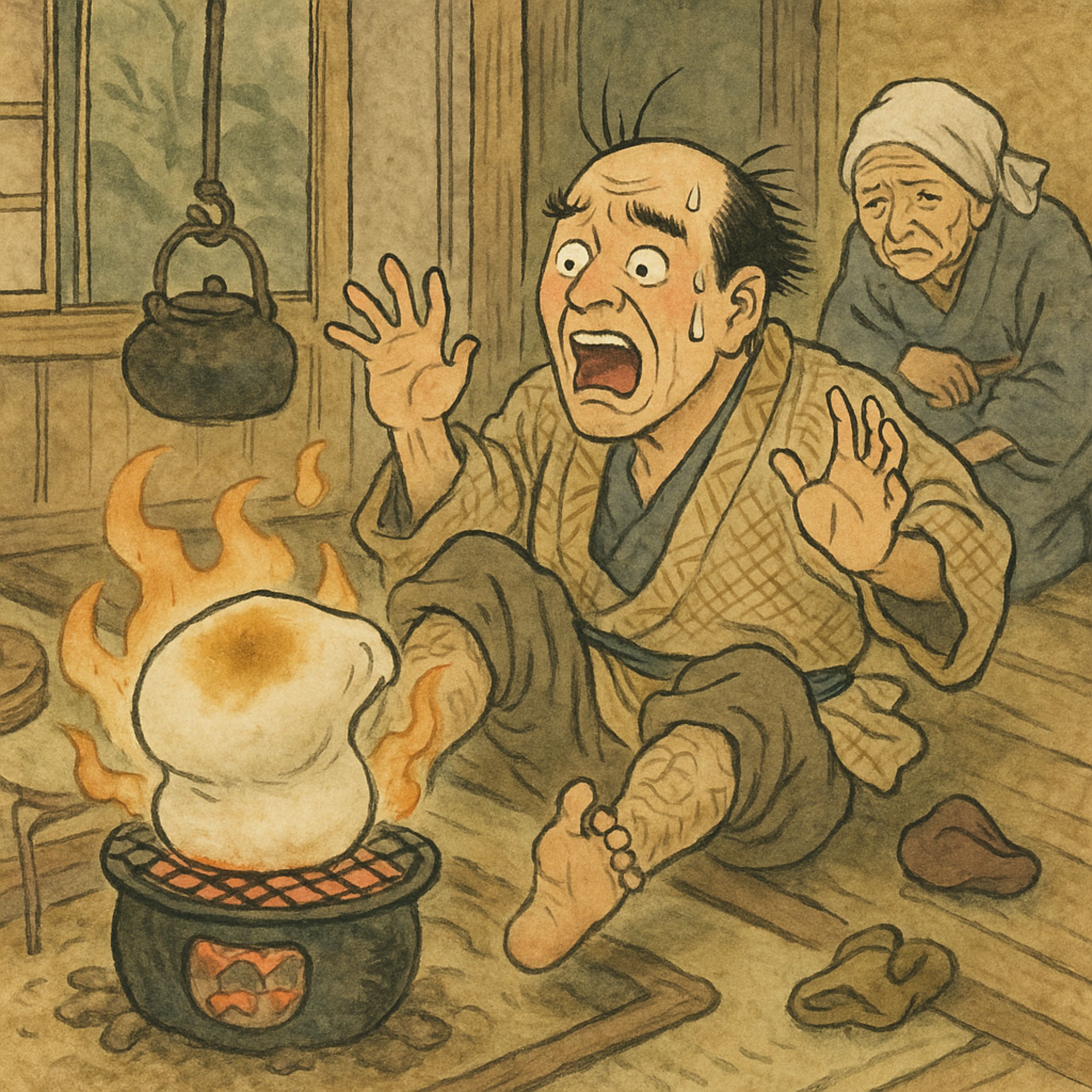 「もちゃーばけもん（餅は化け物）」　餅を知らない男の勘違い… episode artwork