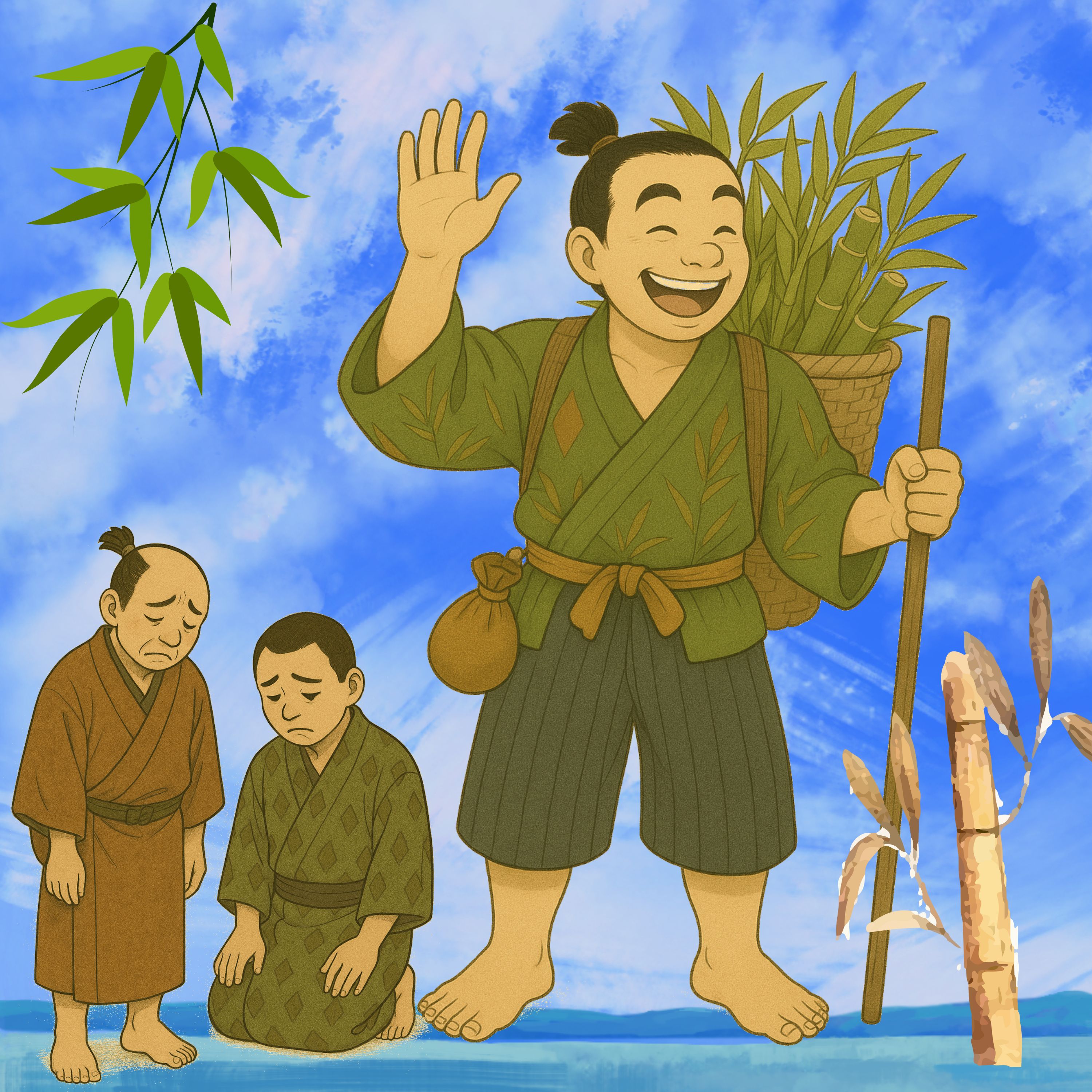 「すす竹売り」　呉服屋と油屋が彦一に仕返しをしようとするも…