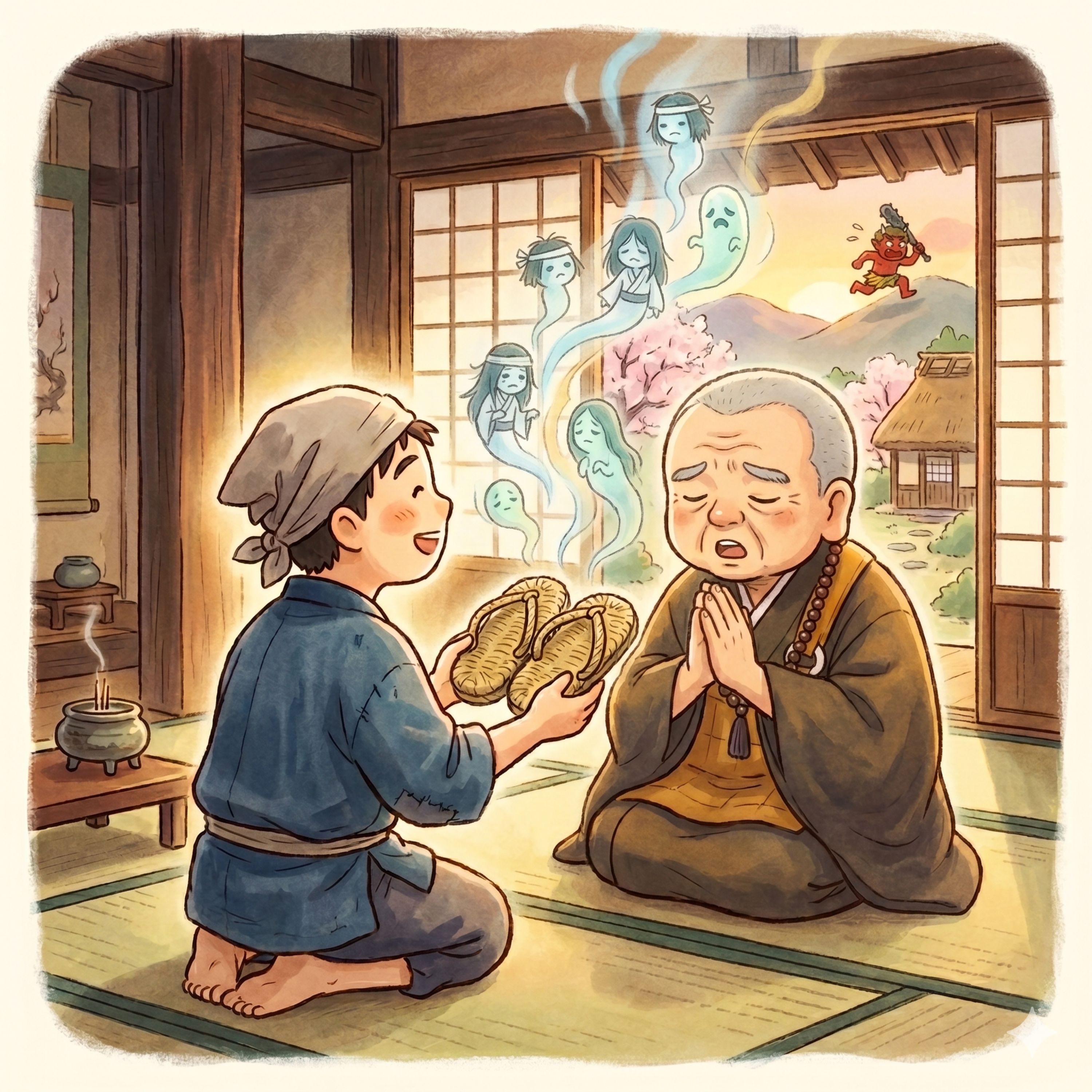 「すりきれん草履」　 人使いが荒い地主の草履。実は・・・キャーッ！怖い！！ episode artwork