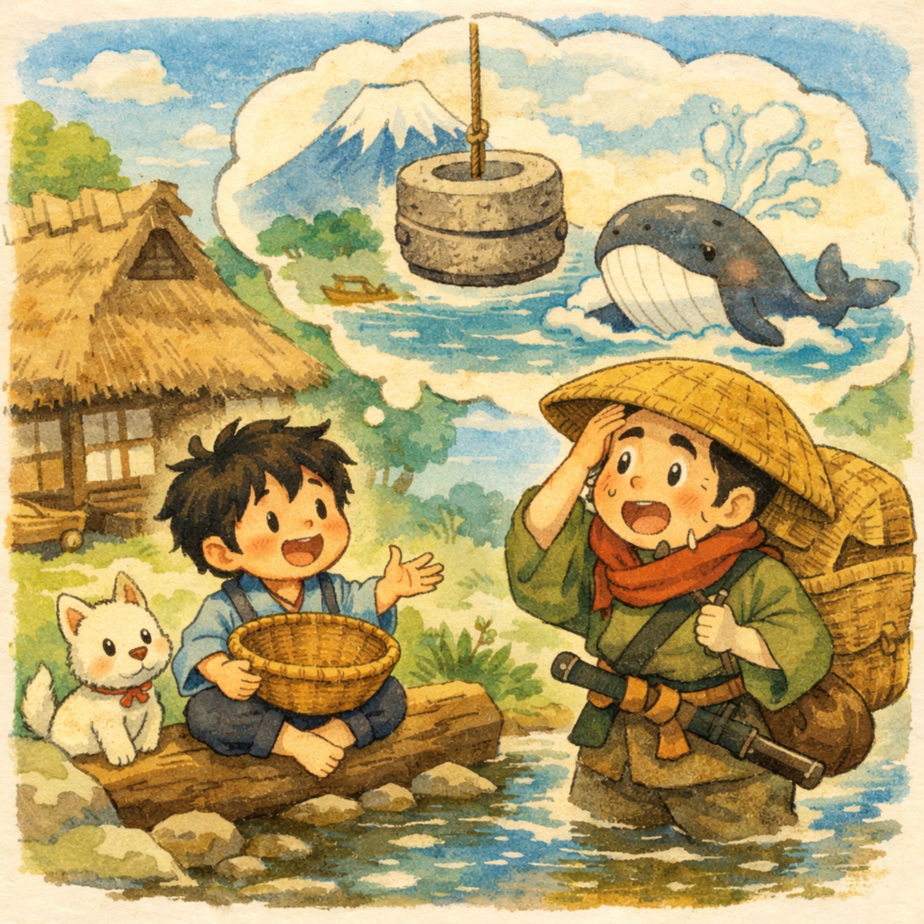 「ほら吹き比べ 」　九州一のほら吹きの息子に驚きあきらめた挑戦者… episode artwork