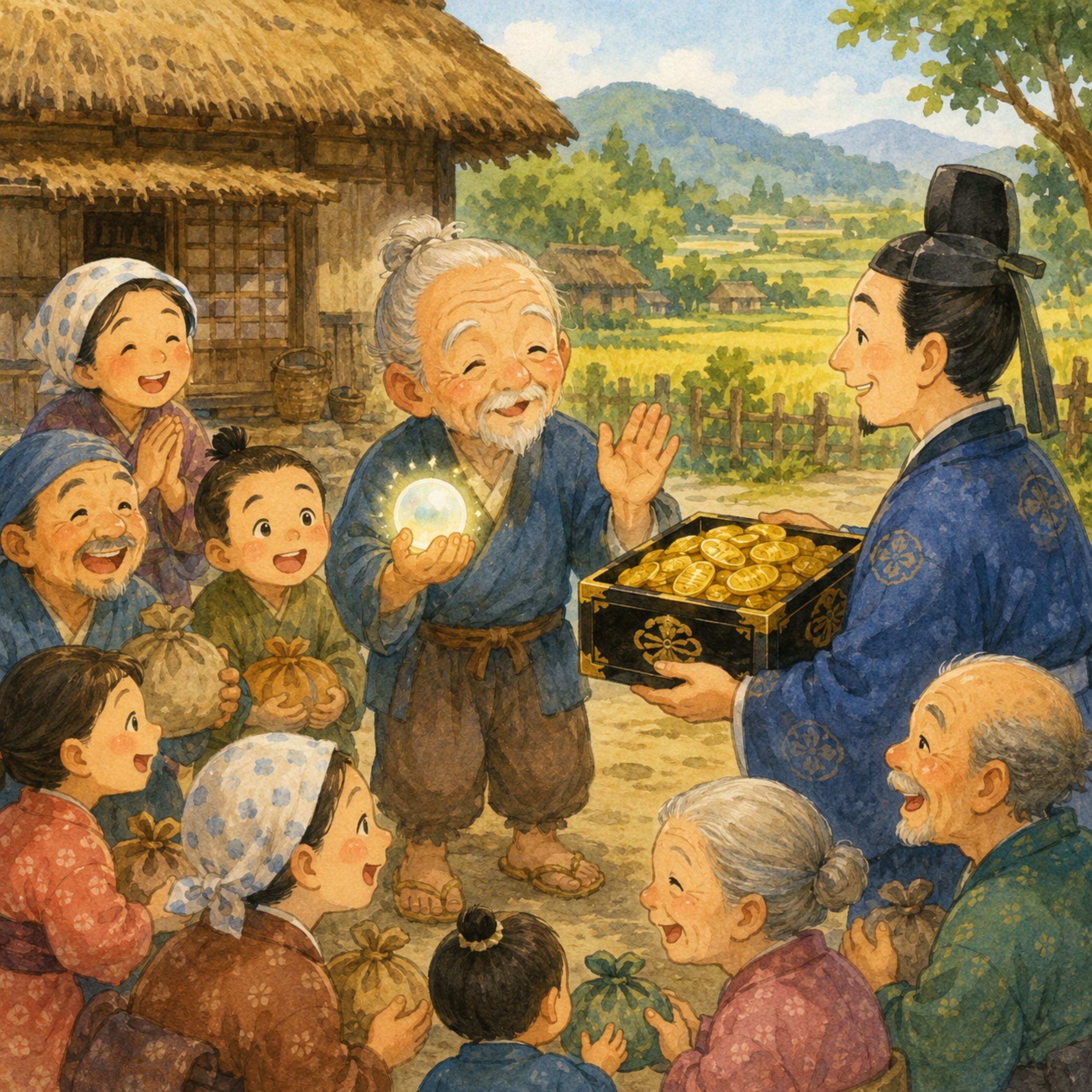 「小判ないらん」　神様から金をもらったじいさん・・・あまりに欲がない！ episode artwork