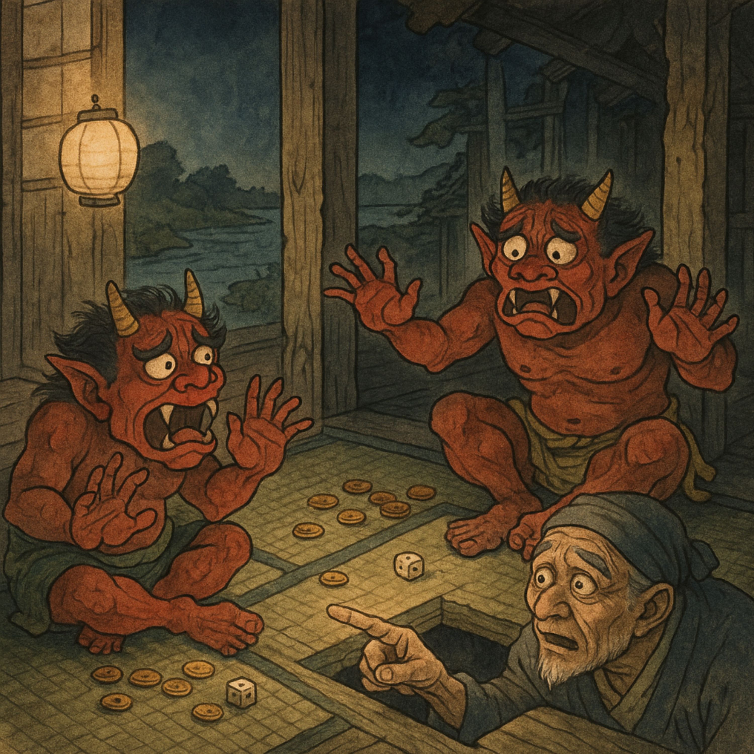 「人差し指」　鬼の怖いものを知った正直爺さんと欲張り爺さん episode artwork