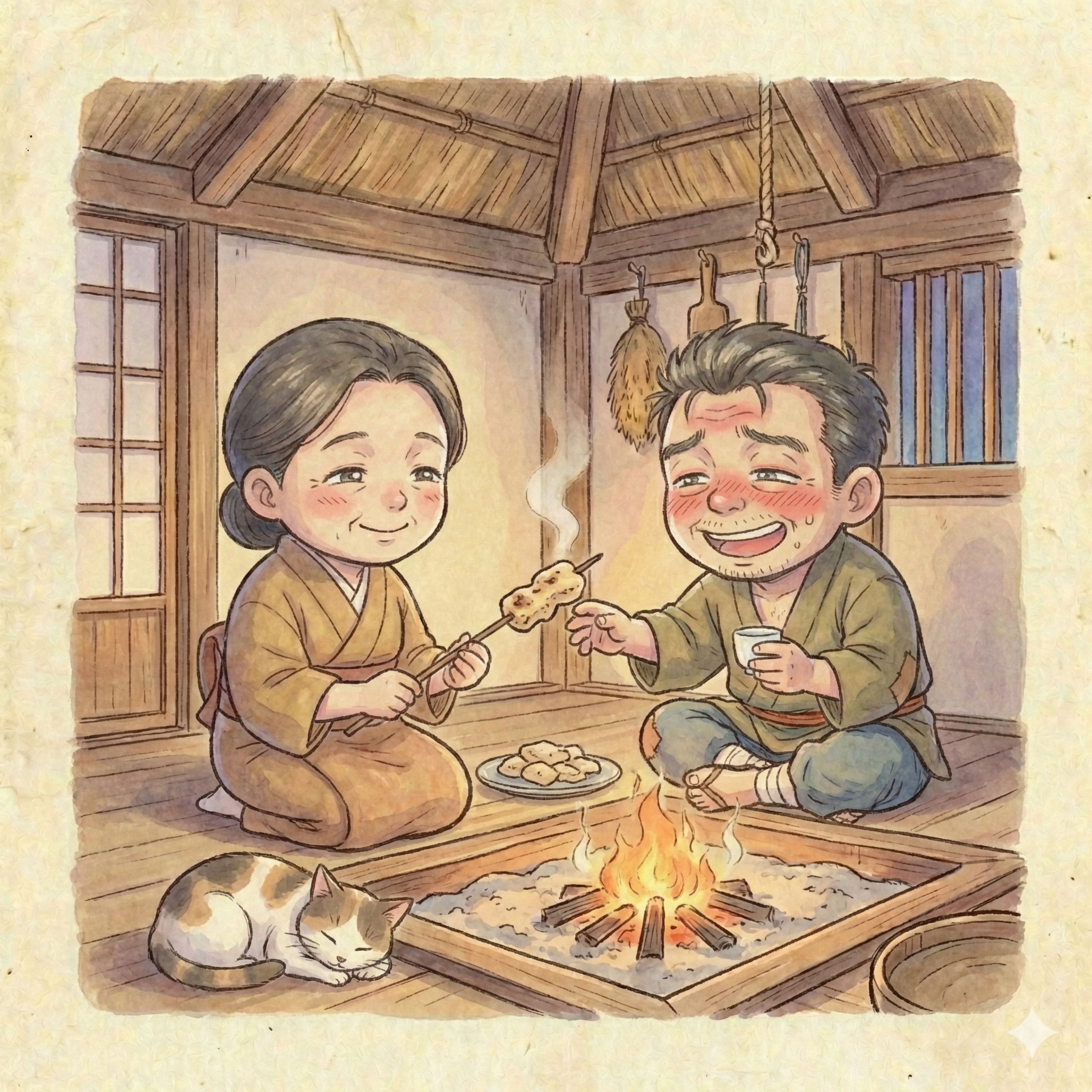 「酒ば焼いて食うた」　酒好きの男。酒粕で酔って馬鹿にされるのだが… episode artwork