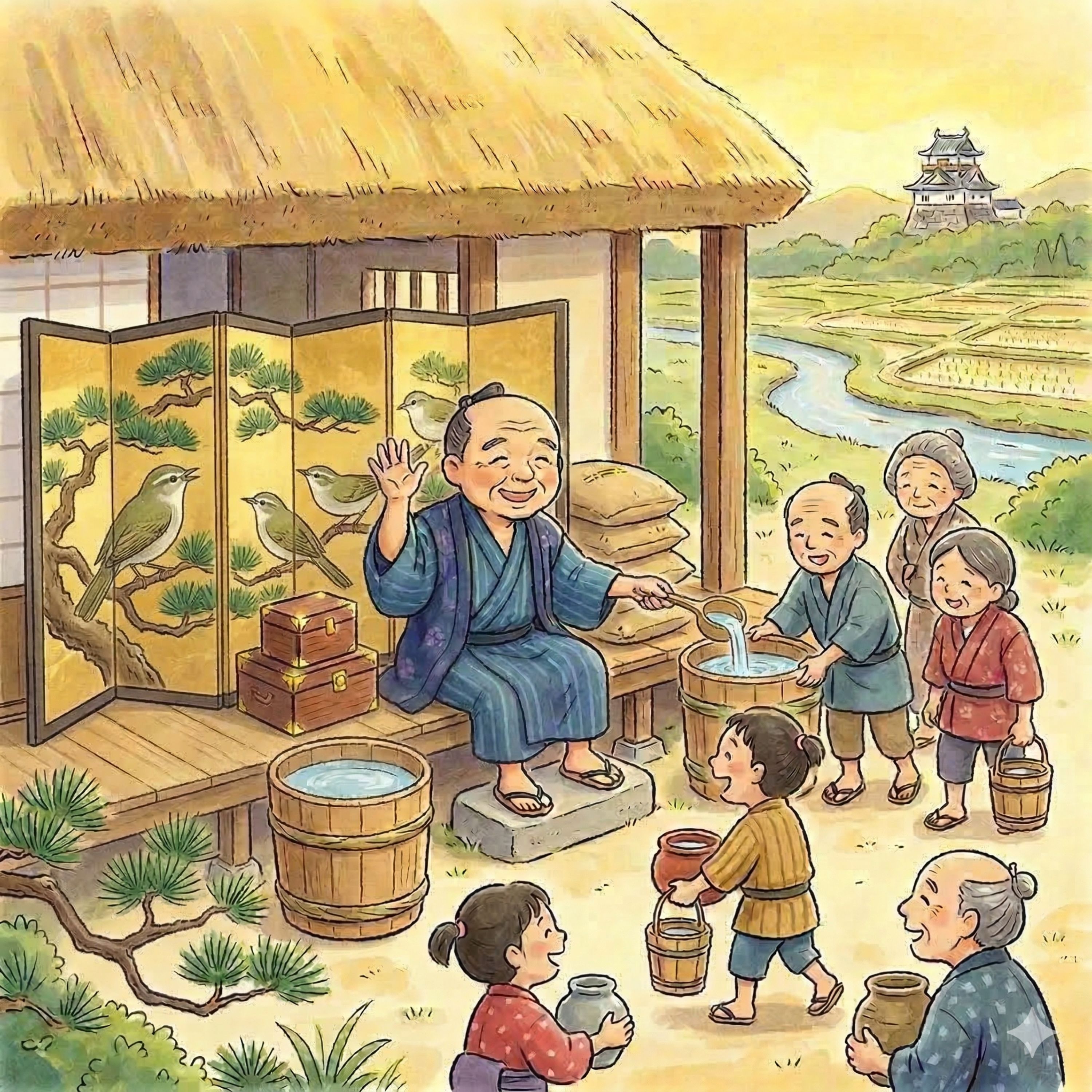 「かかさんの遺言 」　藁を３束もって旅に行けと遺言を残され… episode artwork
