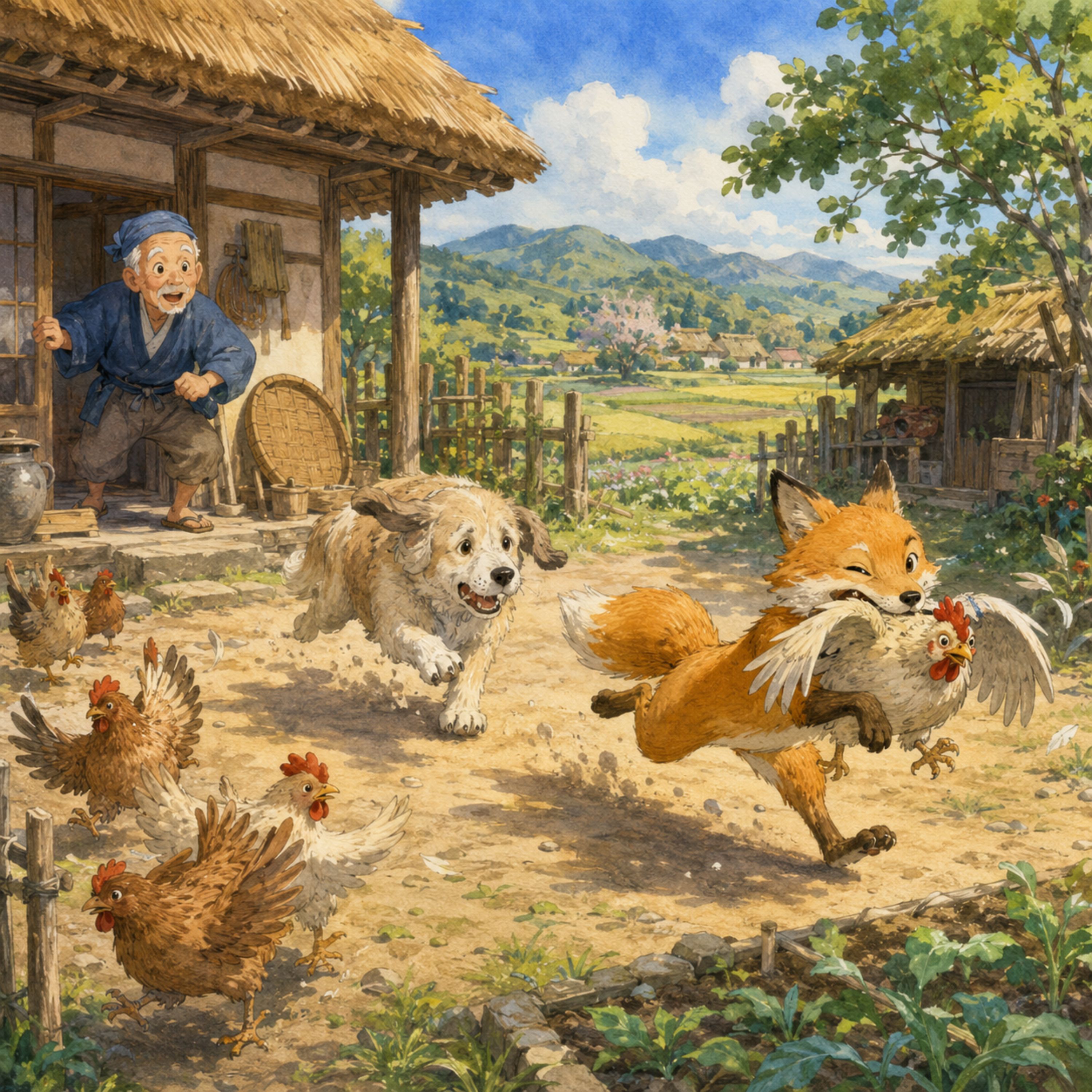 「犬と狐」　役立たずになった老犬と狐が人間を騙す… episode artwork