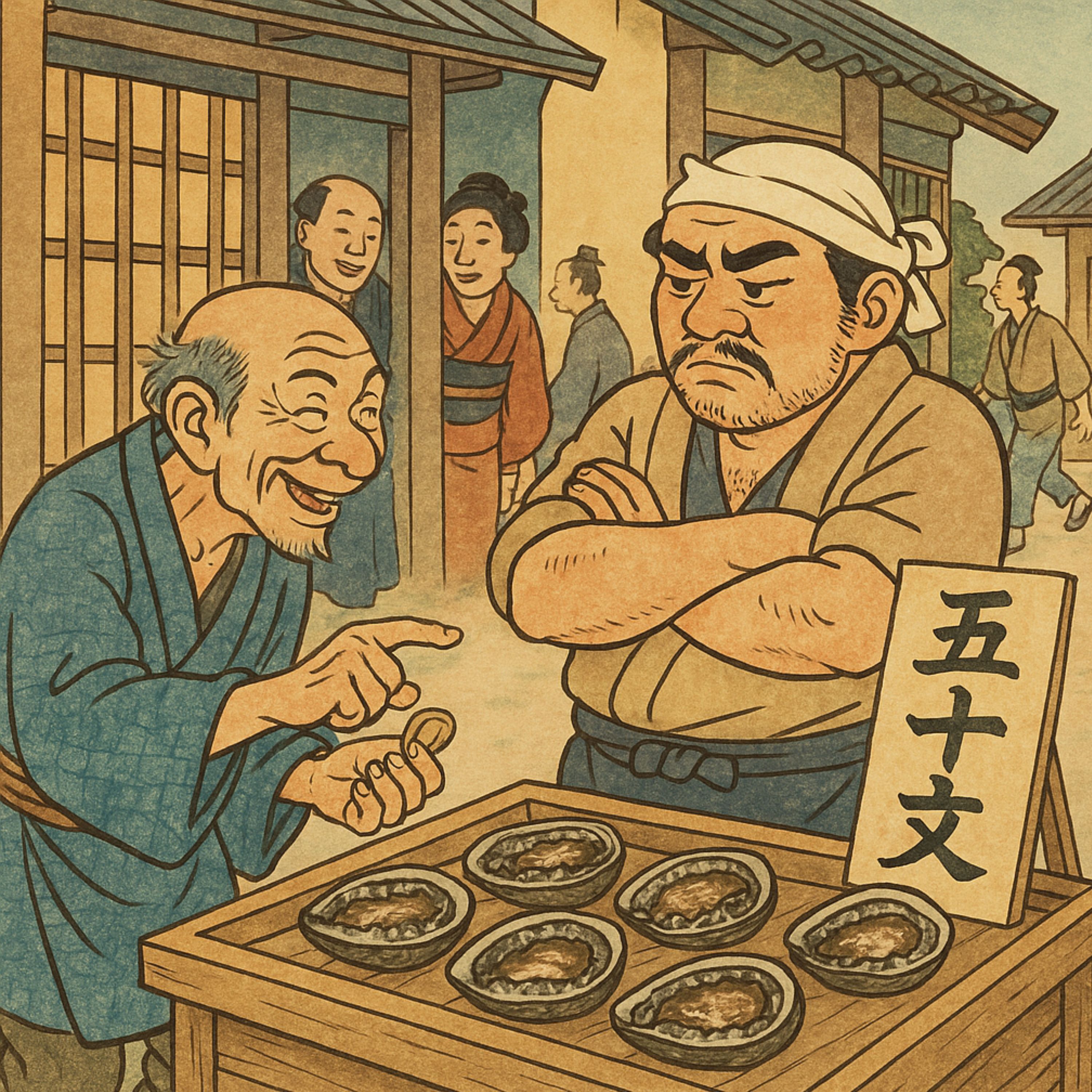 「損したが儲け」　こすたくりんの魚屋をこらしめたとくしゃんの話… episode artwork