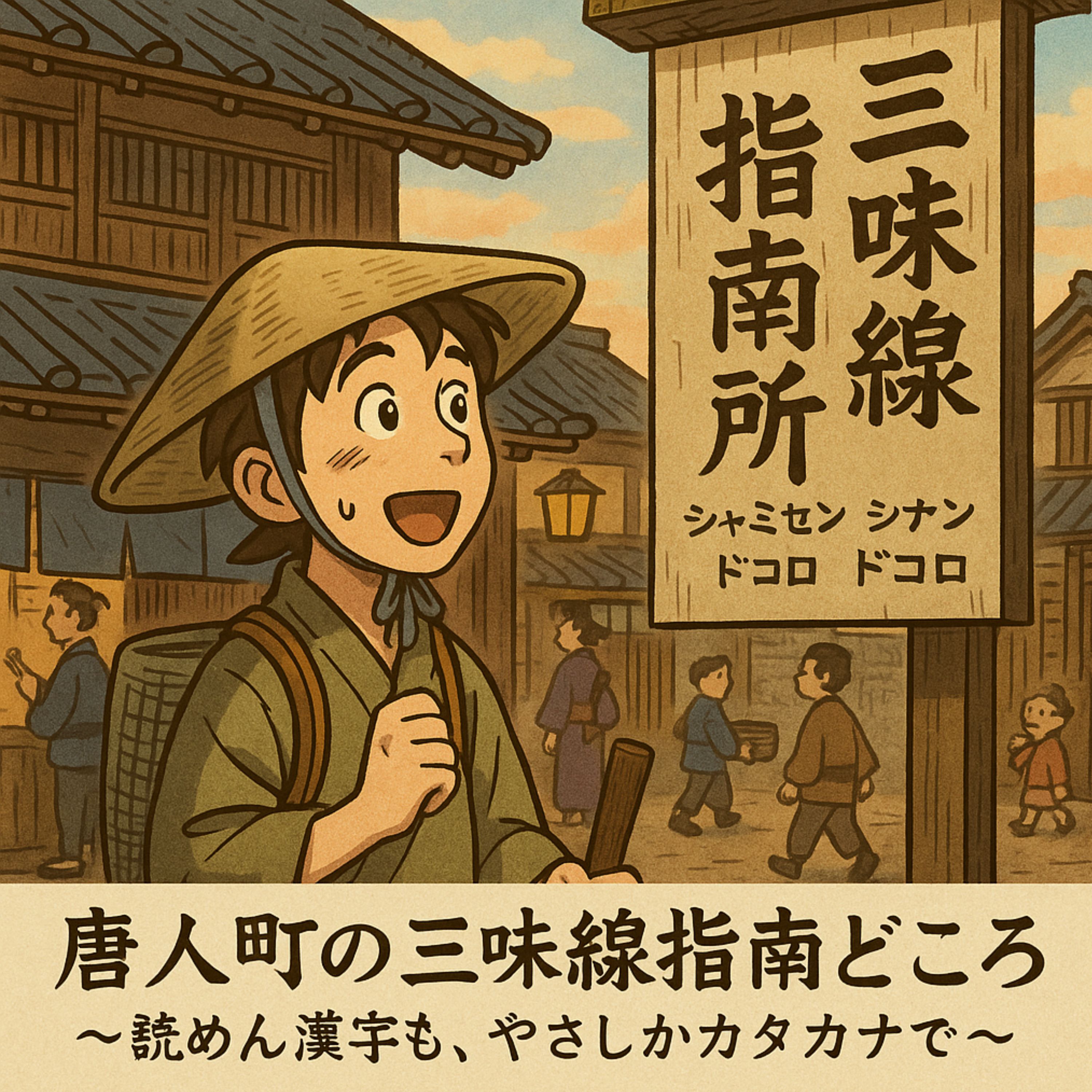 「ことしゃー見せん（今年は見せん）」　阿蘇・字が読めない若者が唐人町に来て勘違い