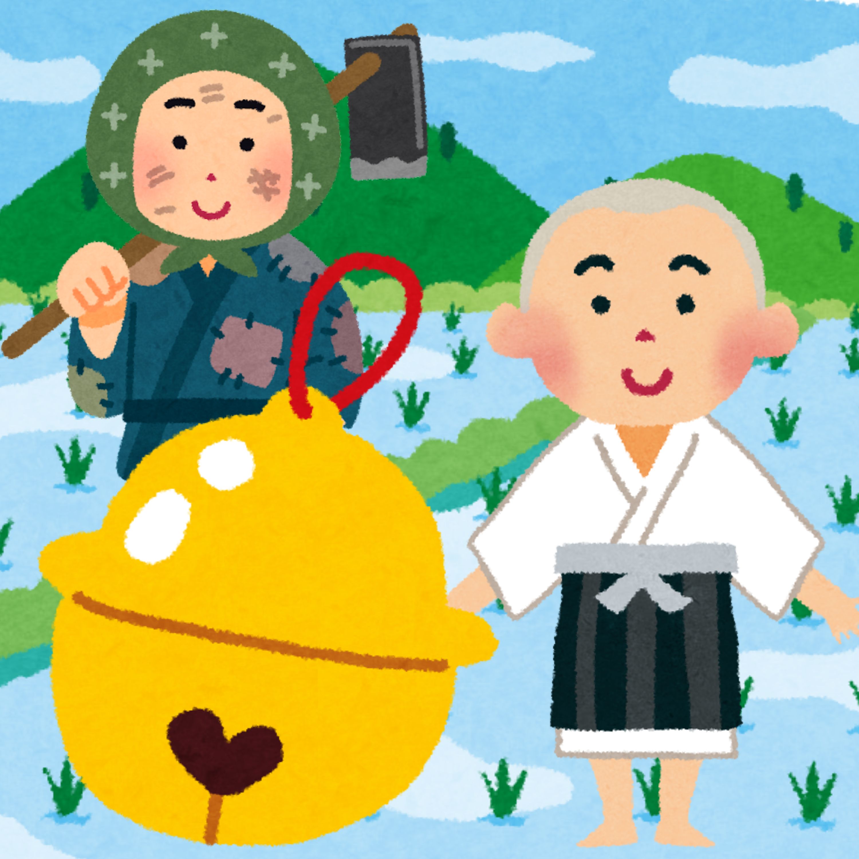 「こまか鈴」　大日照りが続く中近くの夫婦は寺から鈴を借りると… episode artwork