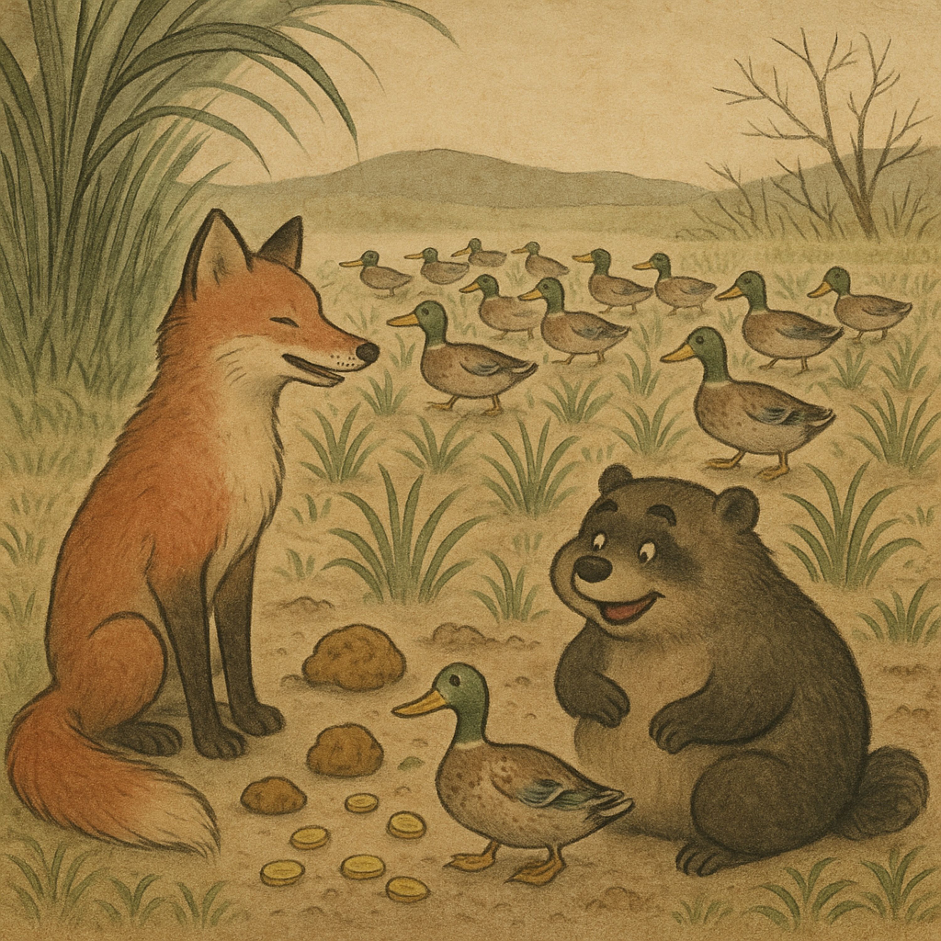 「畑におるカモの話」　狐と狸はどちらがだますの上手？ episode artwork