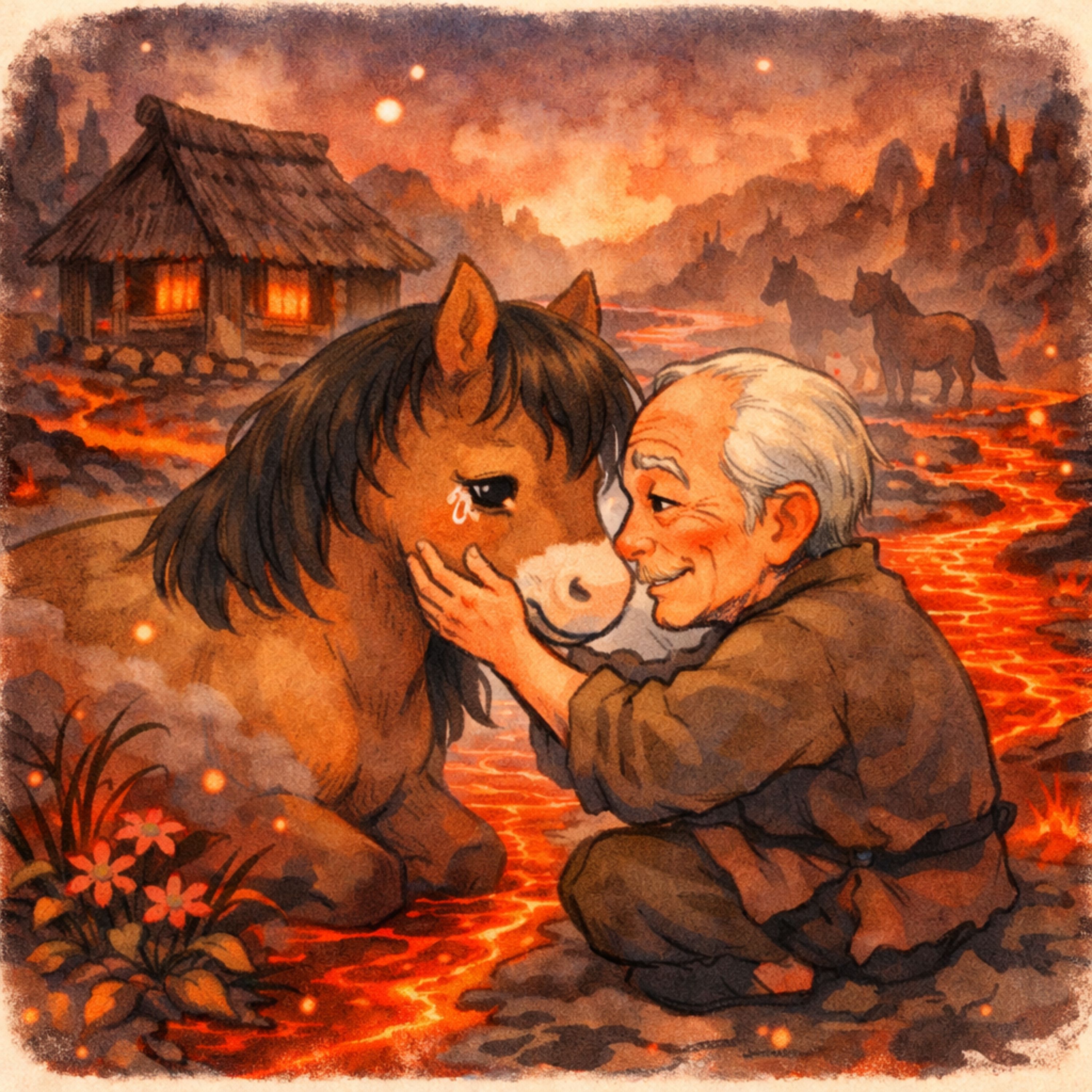 「馬になった夫婦」　愛する妻が地獄で馬になっていたことを知り夫は… episode artwork