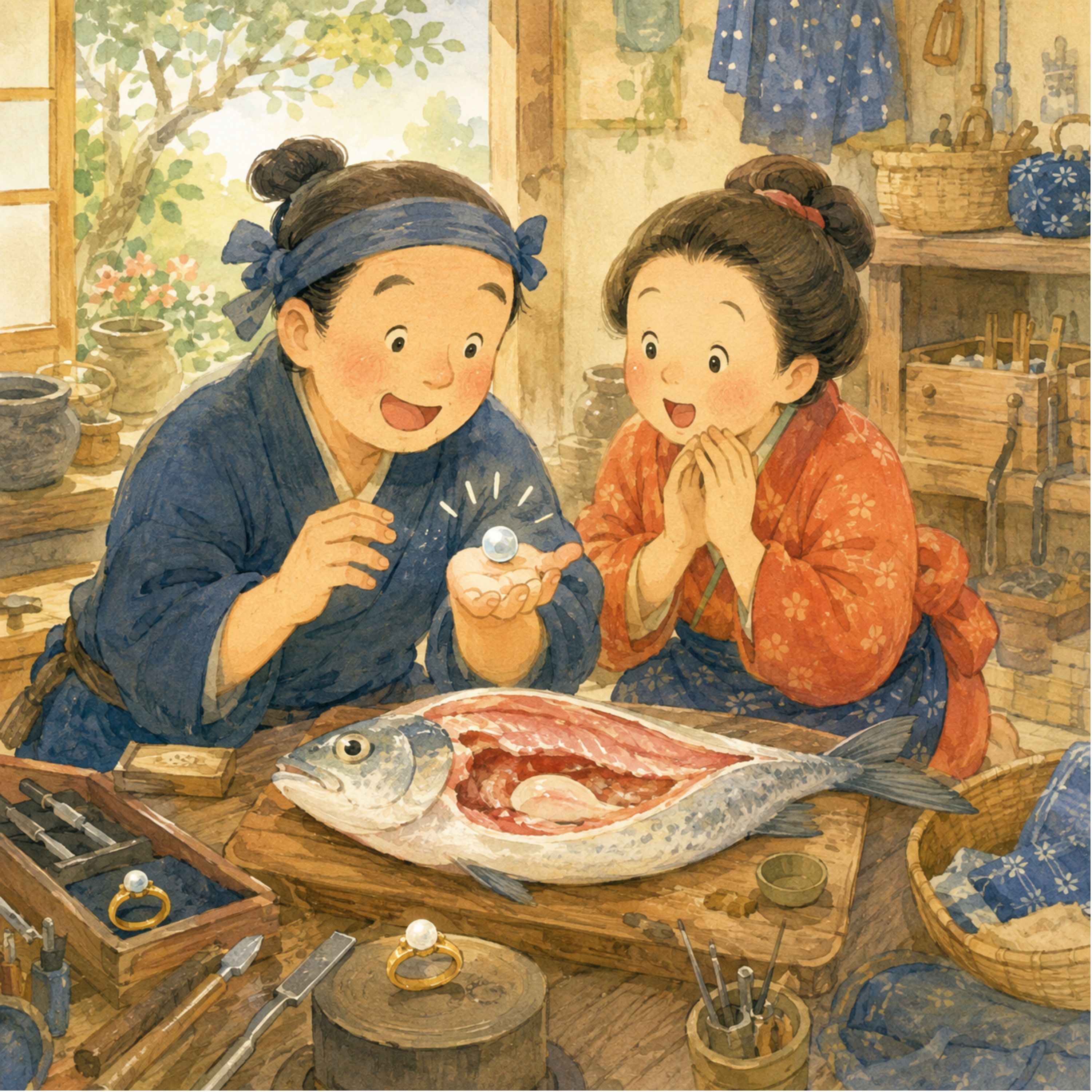 「ありがたやのおかげ」　信心深い細工師を困らせようとする殿様のたくらみ episode artwork