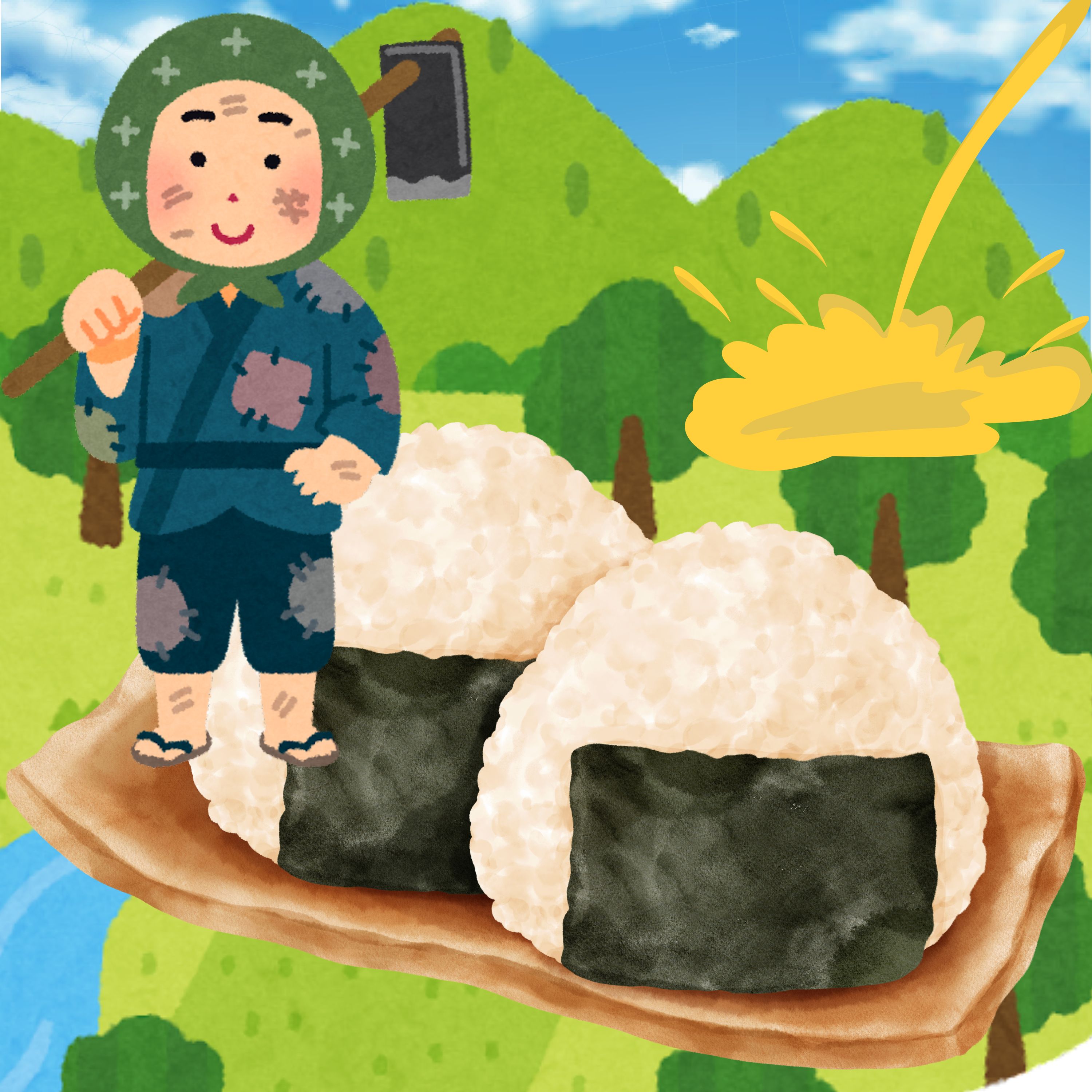 「慌てもん」　慌て者の若者のおにぎりは…！！ヒェ～ episode artwork