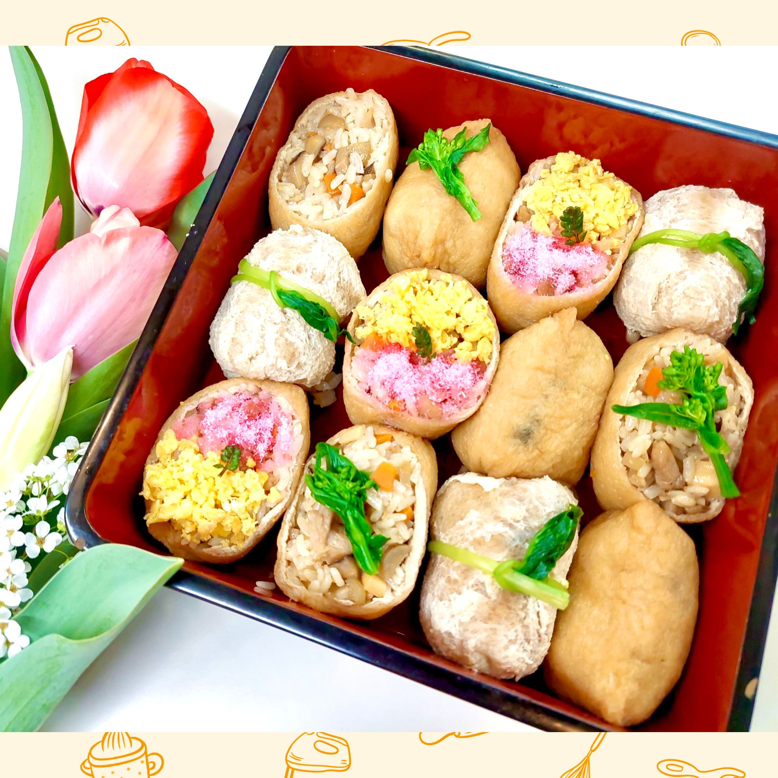 🌸春の美味しい五目いなり寿司🌸　～今後の活躍を祈り寿司～
