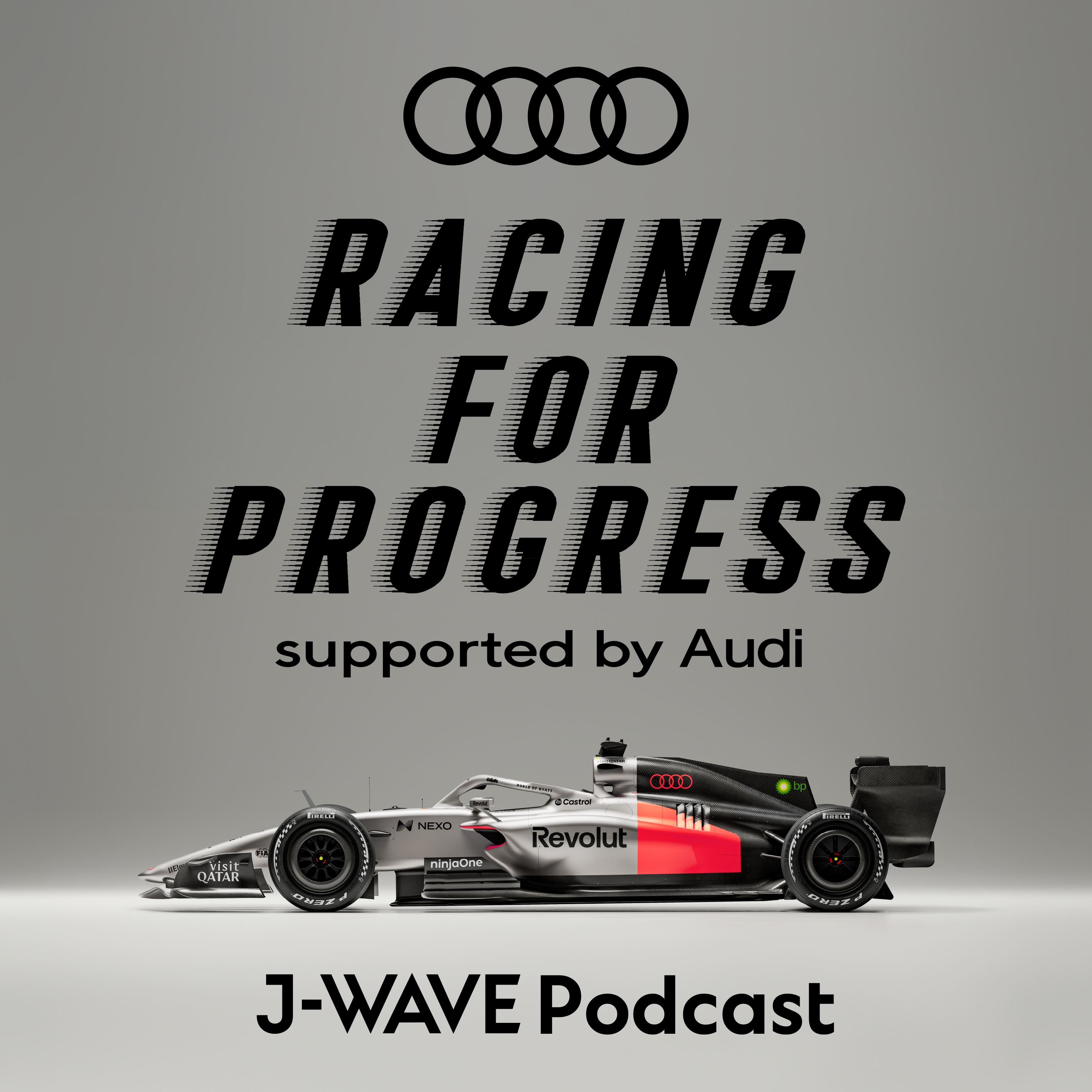 RACING FOR PROGRESS supported by Audi cover art